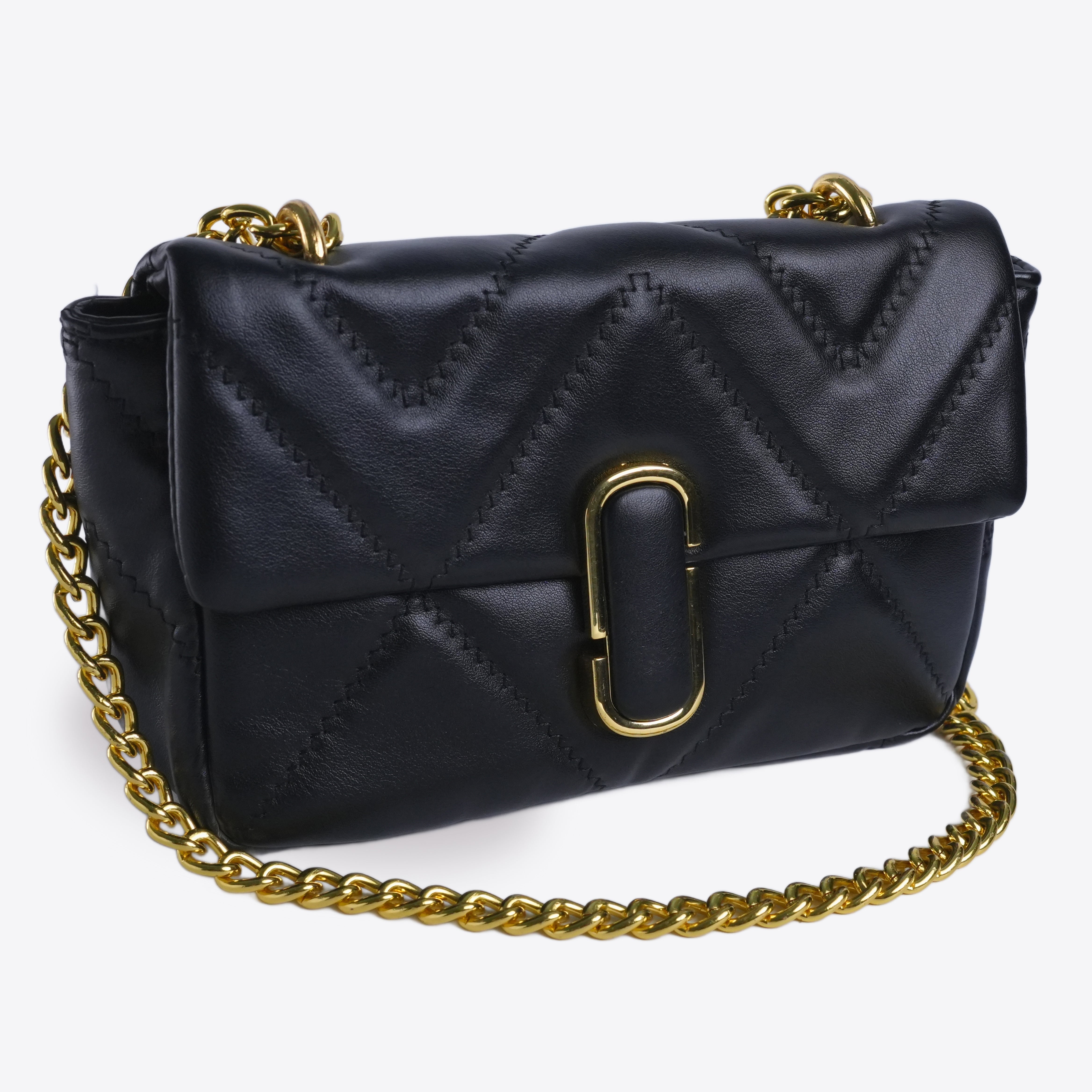 Women Quilted Leather Sling Bag