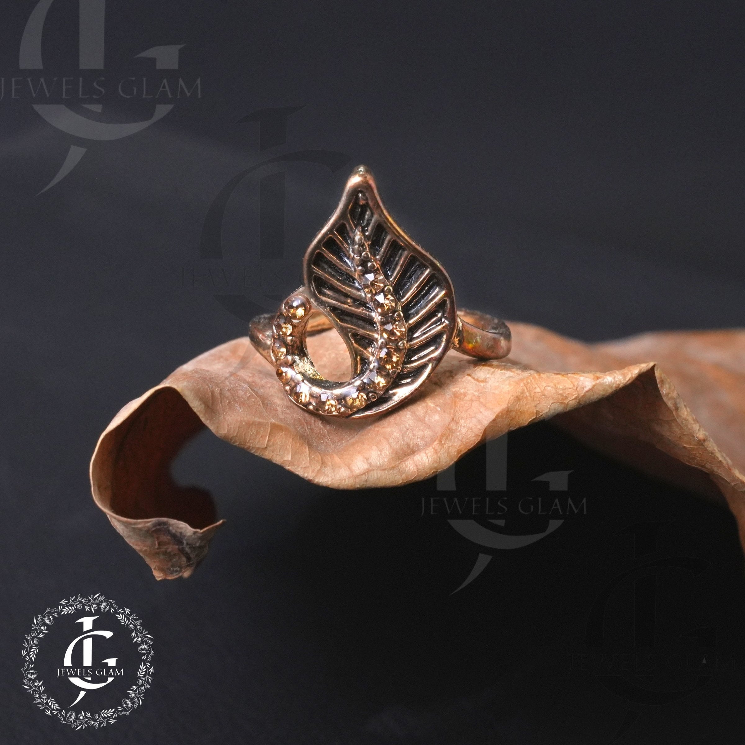 Enchanted Leaf Statement Ring