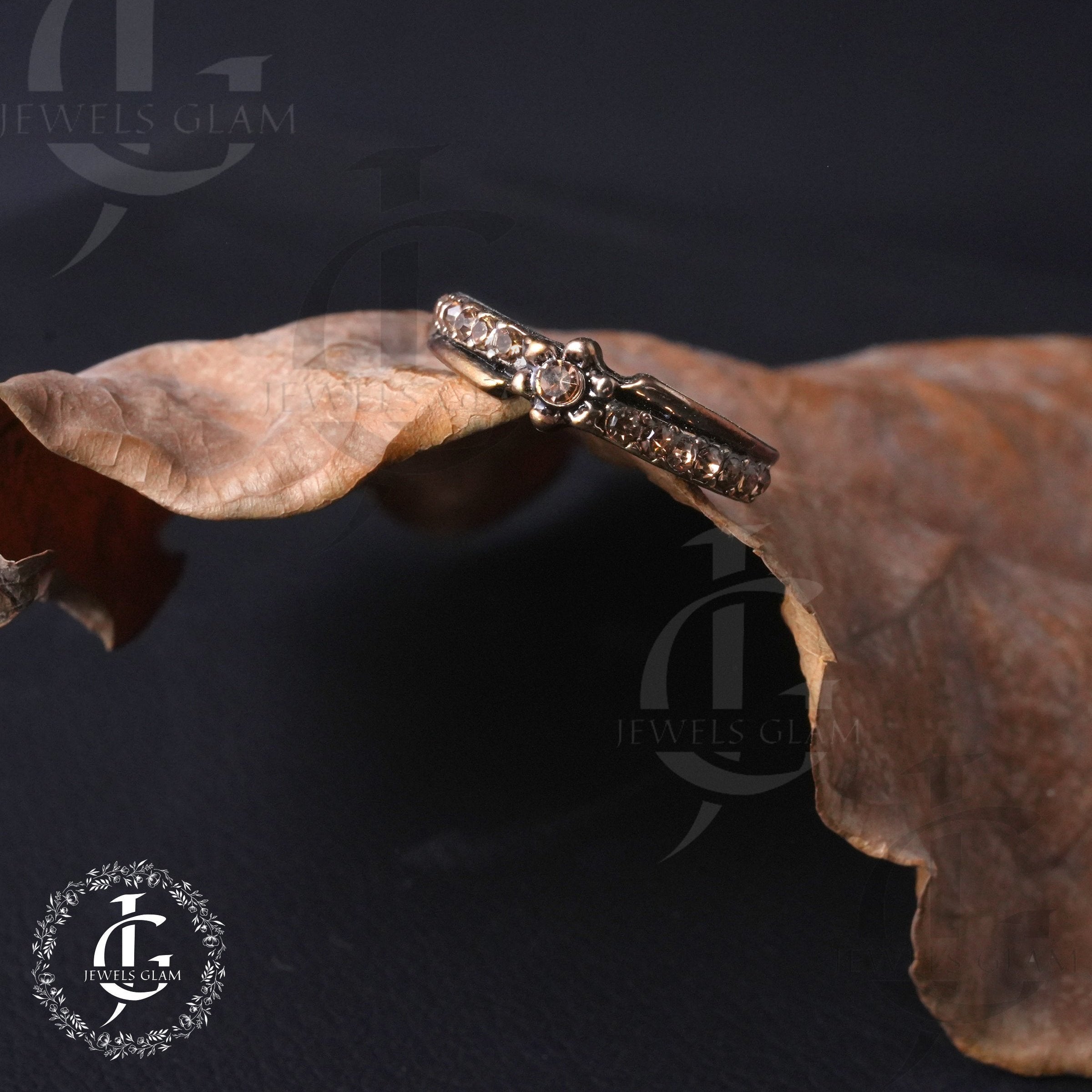 Timeless Elegance Crystal Band Ring