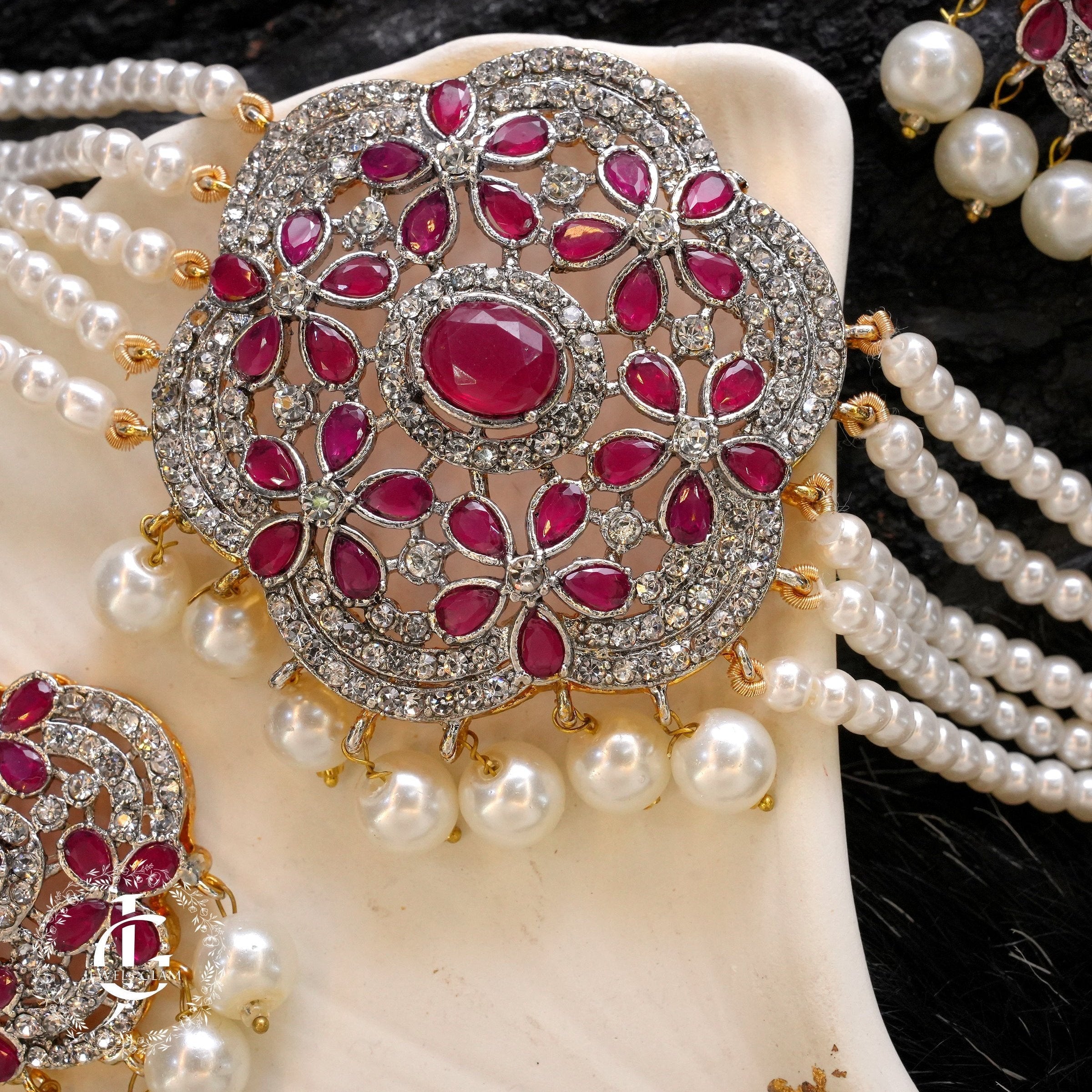 Oceanic Bloom Pearl Jewelry Set