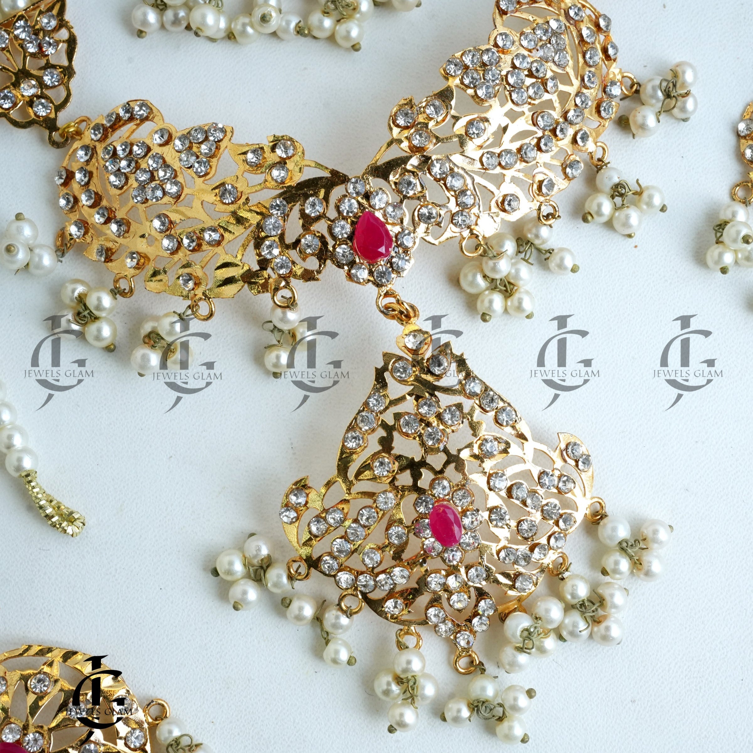 Royal Pearl Kundan Bridal Jewelry Set