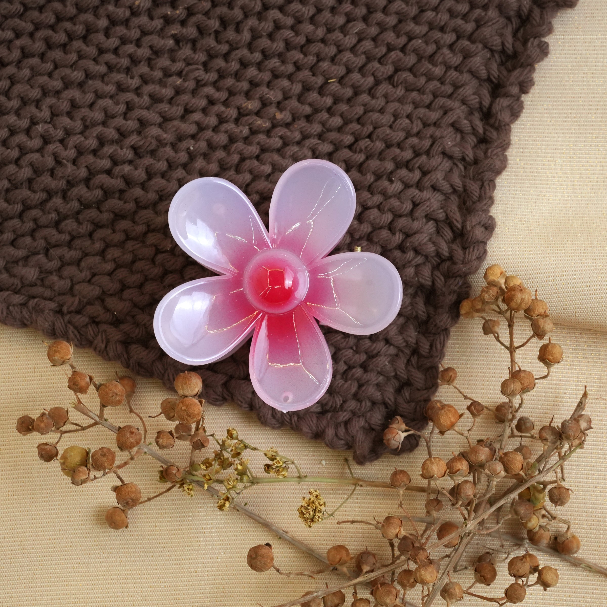 Blooming Pastel Flower Hair Catchers