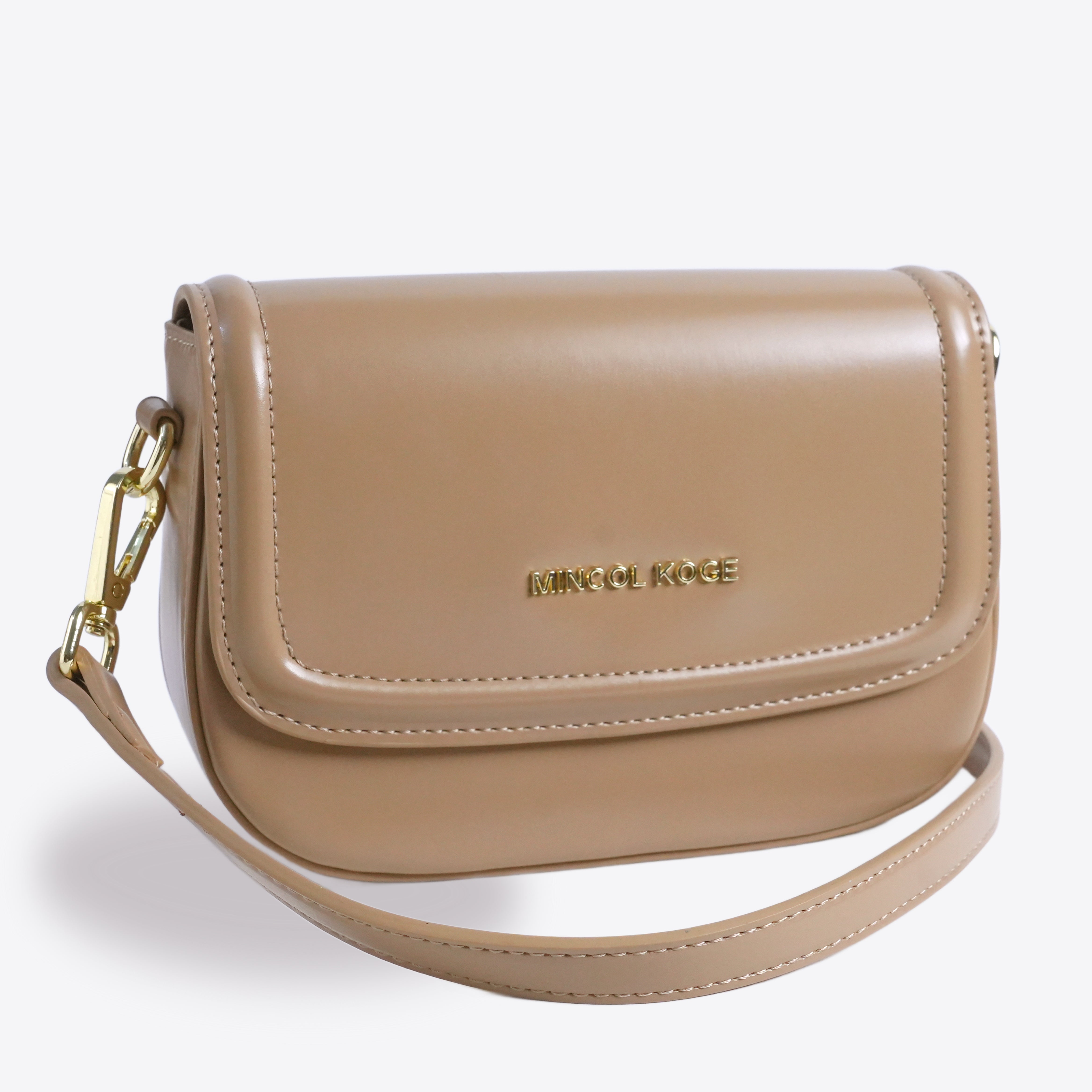 Women Sleek Leather Crossbody Bag