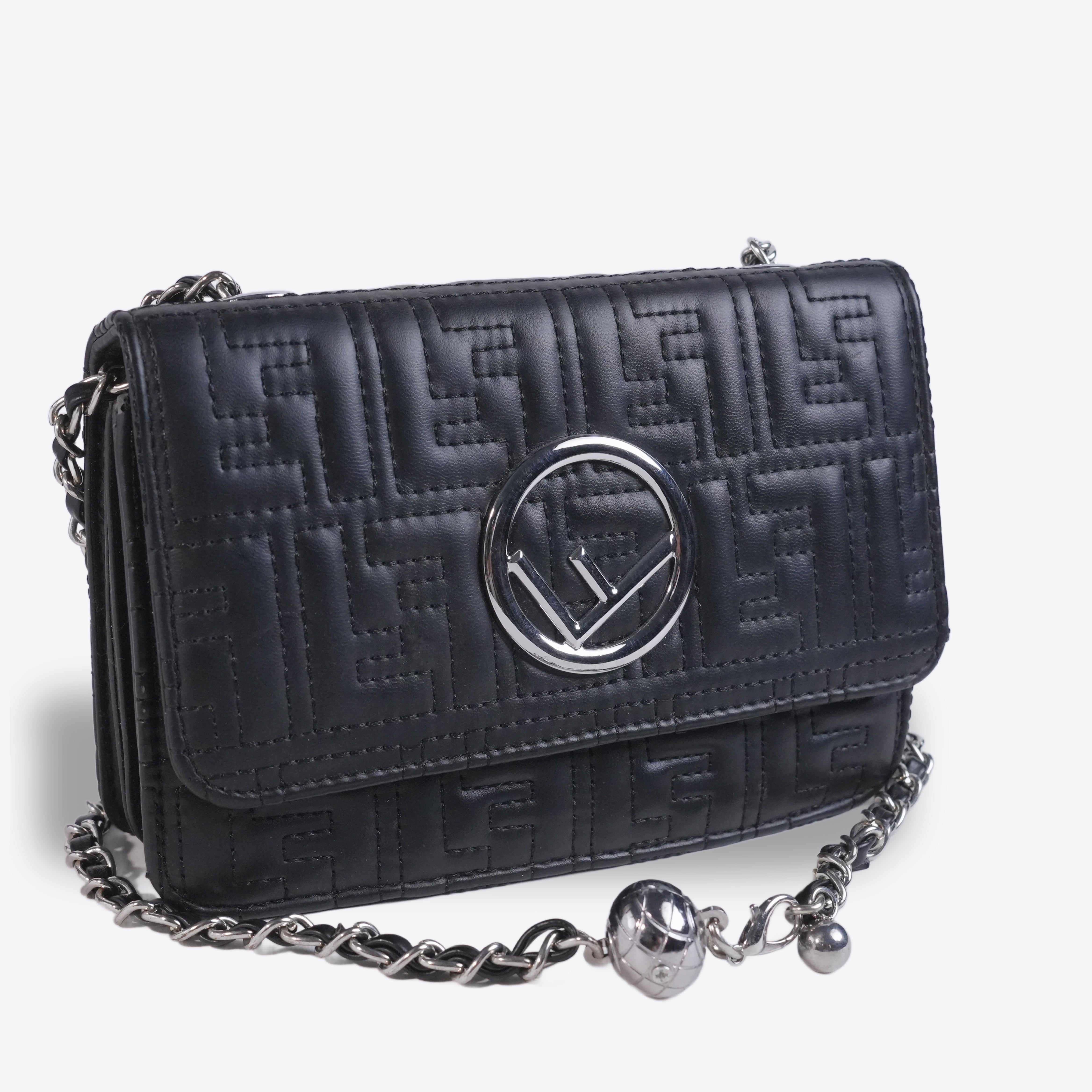 Women Textured Leather Crossbody Bag