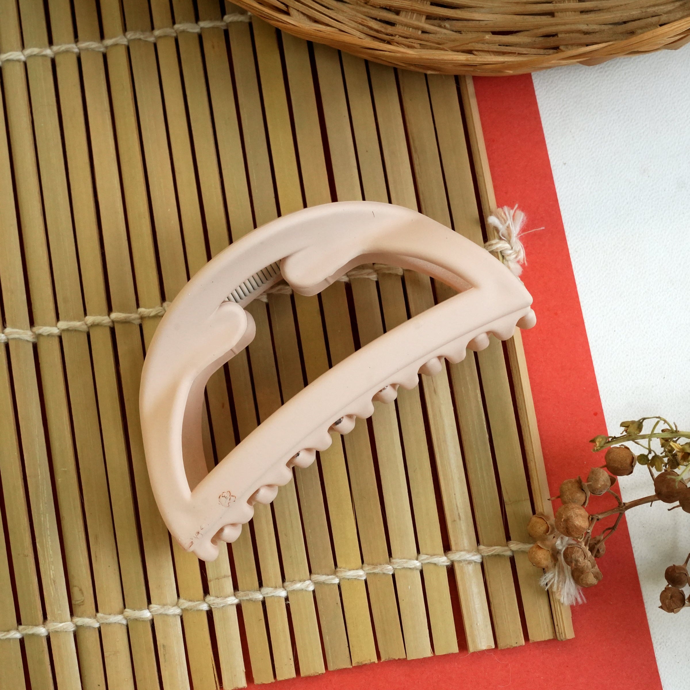 Soft Matte Crescent Hair Claws – Modern Elegance Meets Functionality