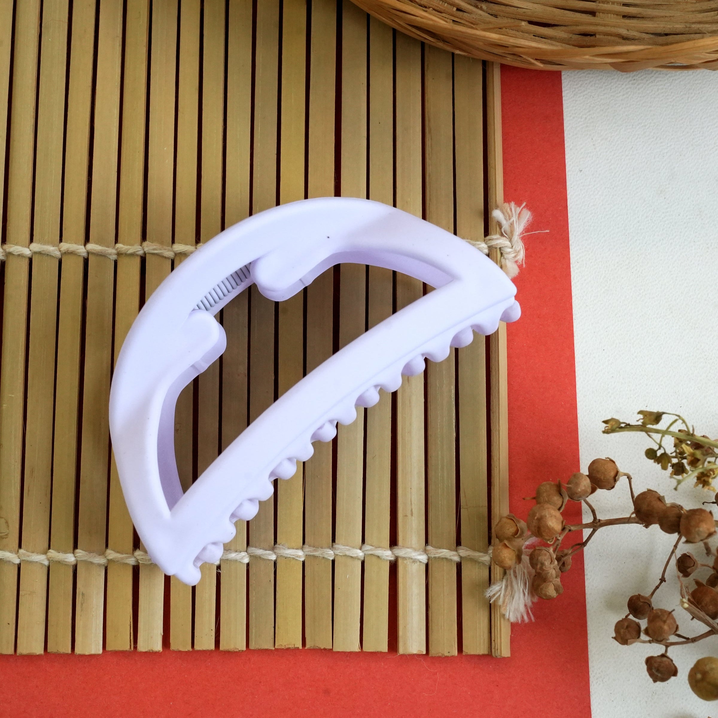 Soft Matte Crescent Hair Claws – Modern Elegance Meets Functionality