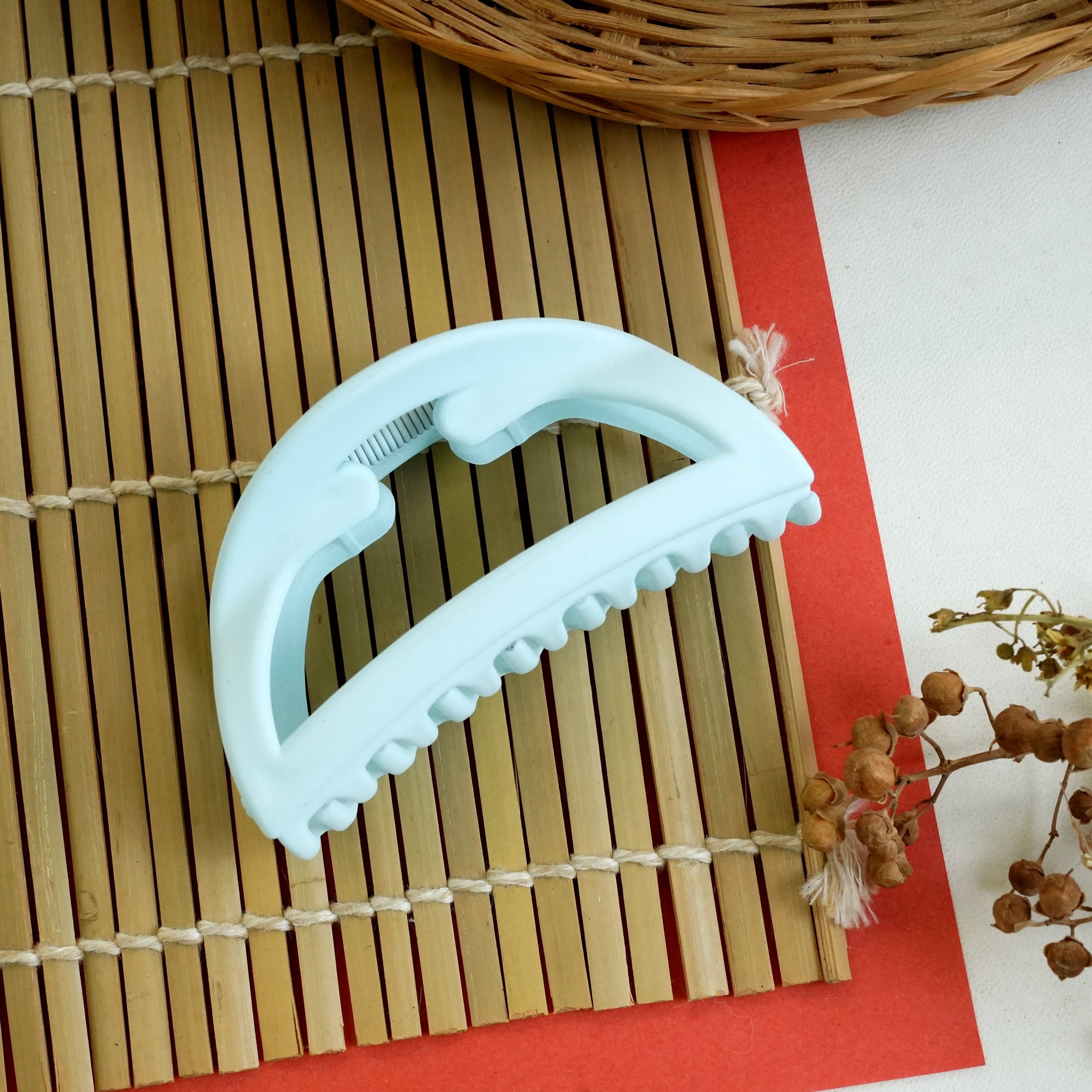 Soft Matte Crescent Hair Claws – Modern Elegance Meets Functionality
