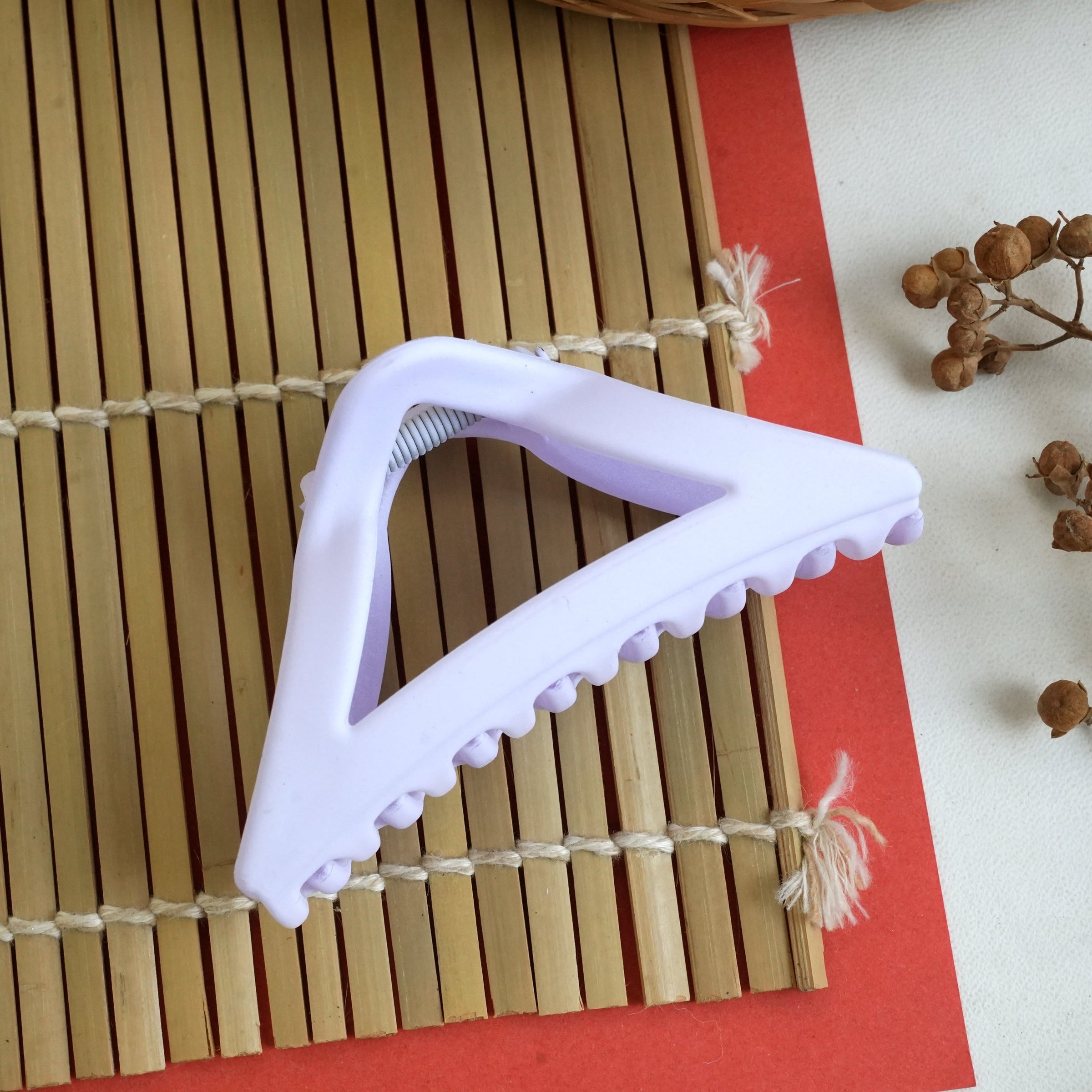 Geometric Matte Triangle Hair Claws – Sleek and Trendy Hair Solutions