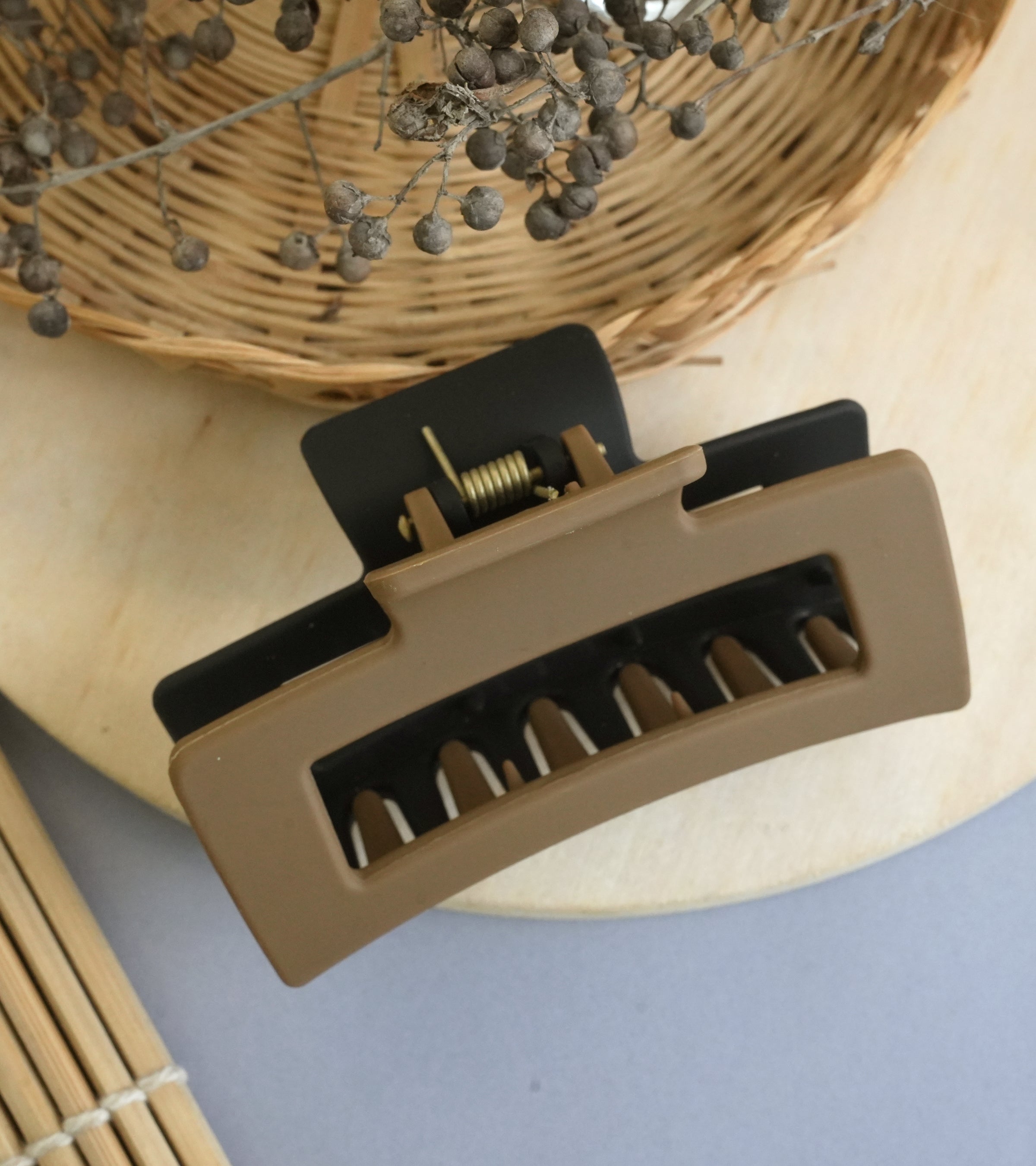 Modern Matte Rectangle Hair Claw Clips – Bold & Minimalist
