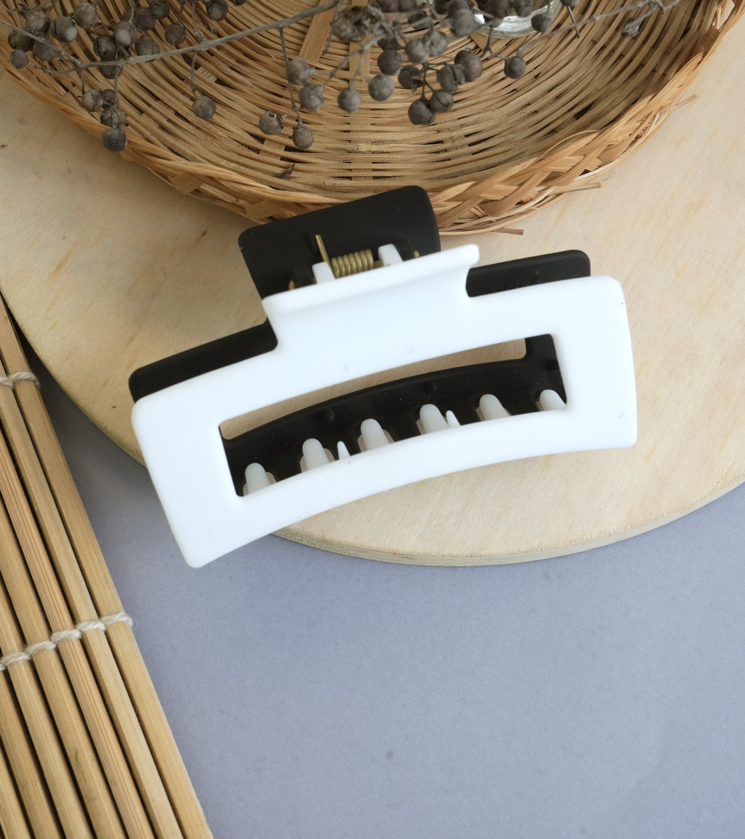 Modern Matte Rectangle Hair Claw Clips – Bold & Minimalist