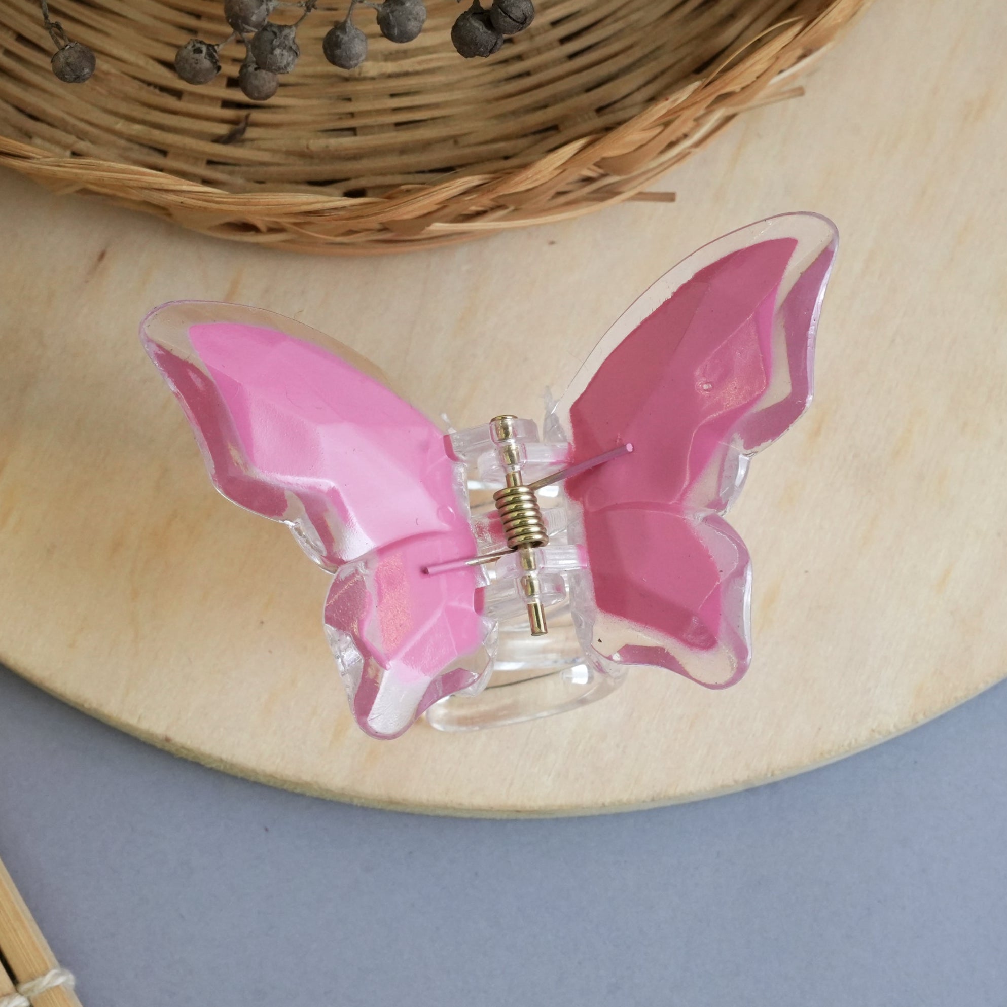 Crystal Butterfly Hair Claw Clips – Vibrant Wings Collection"