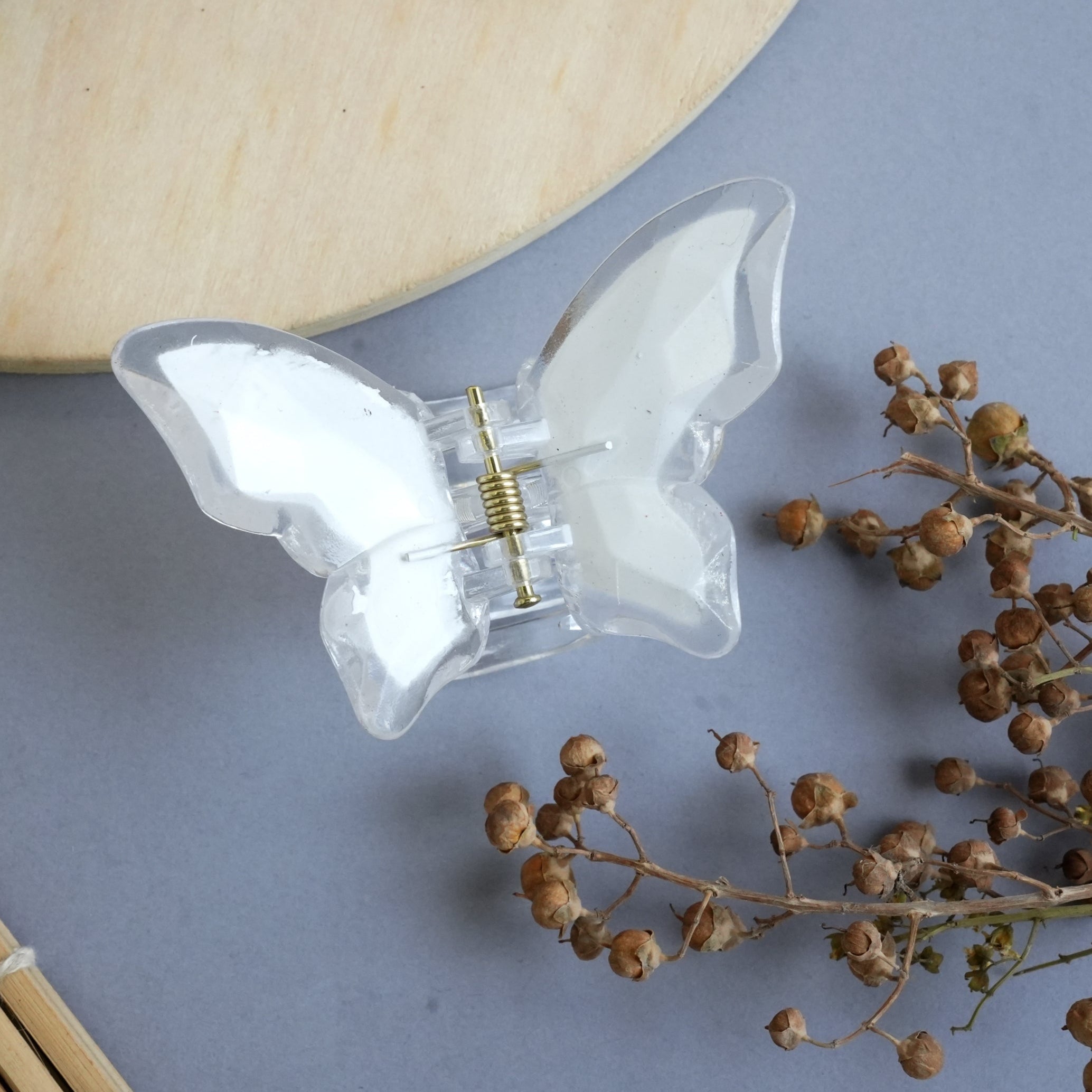 Crystal Butterfly Hair Claw Clips – Vibrant Wings Collection"