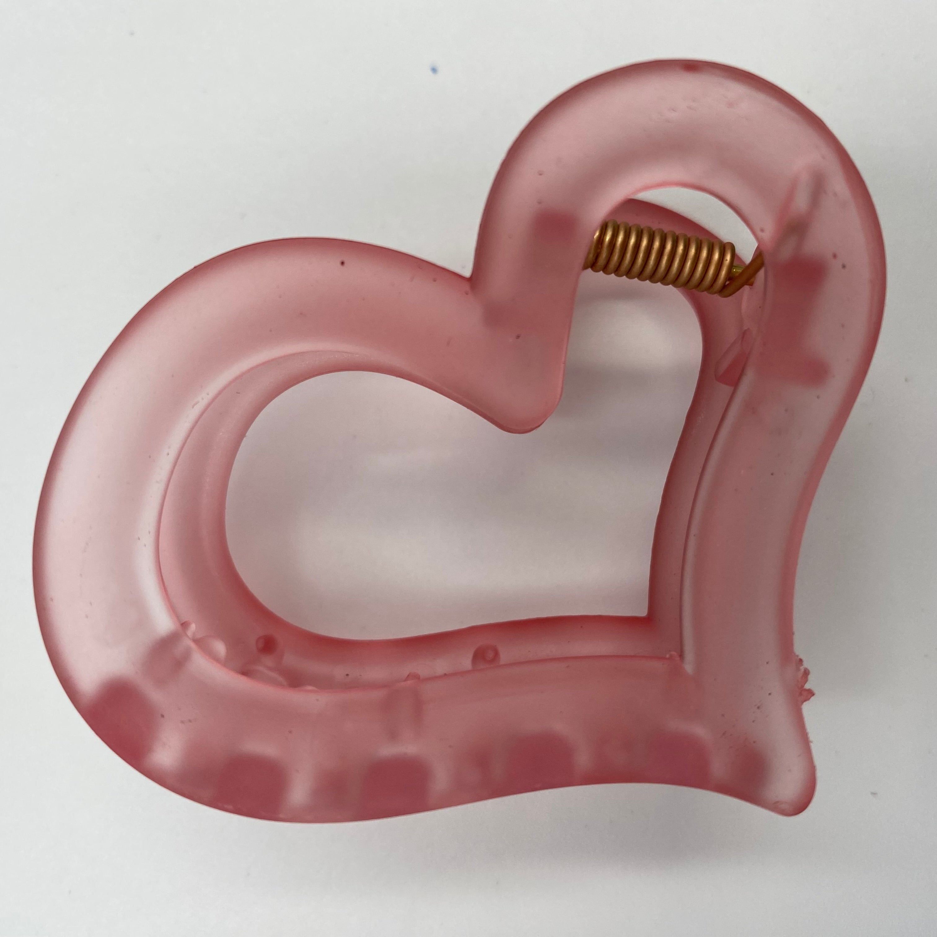 Heart-Shaped Hair Clips - Sweet and Stylish