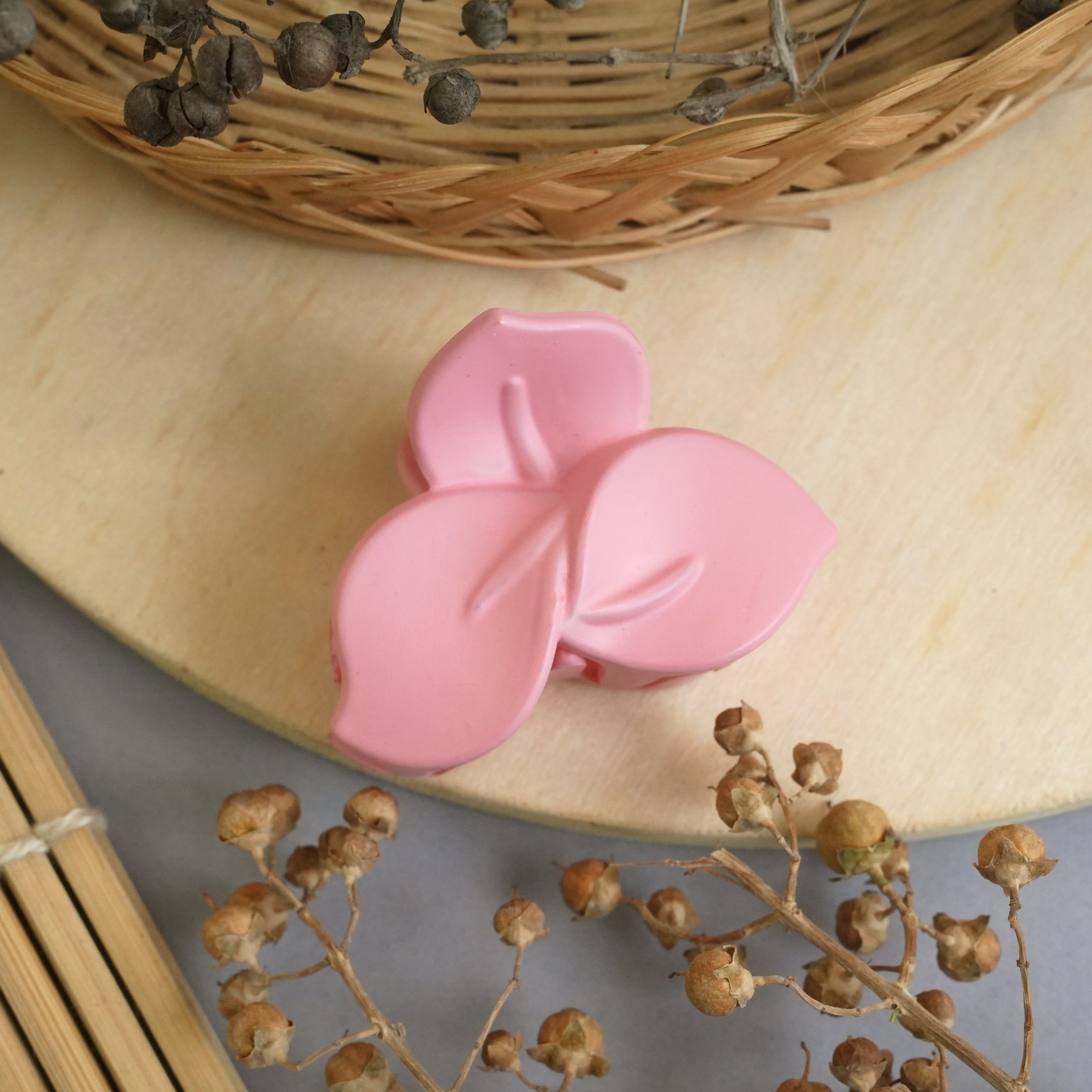 Matte Hair Claw Clips in Soft Pastel Tones