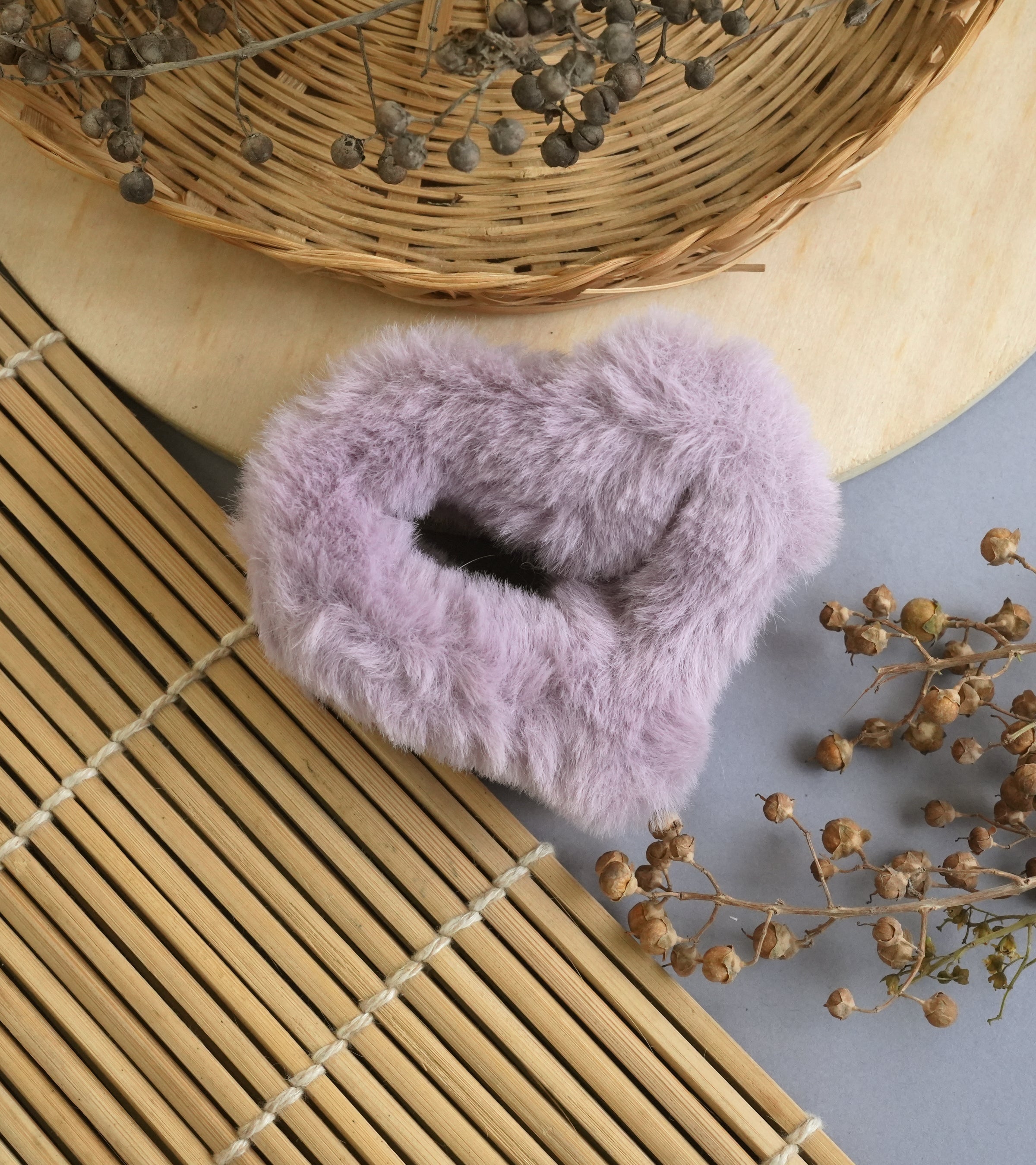 Plush Velvet Hair Claw Clips