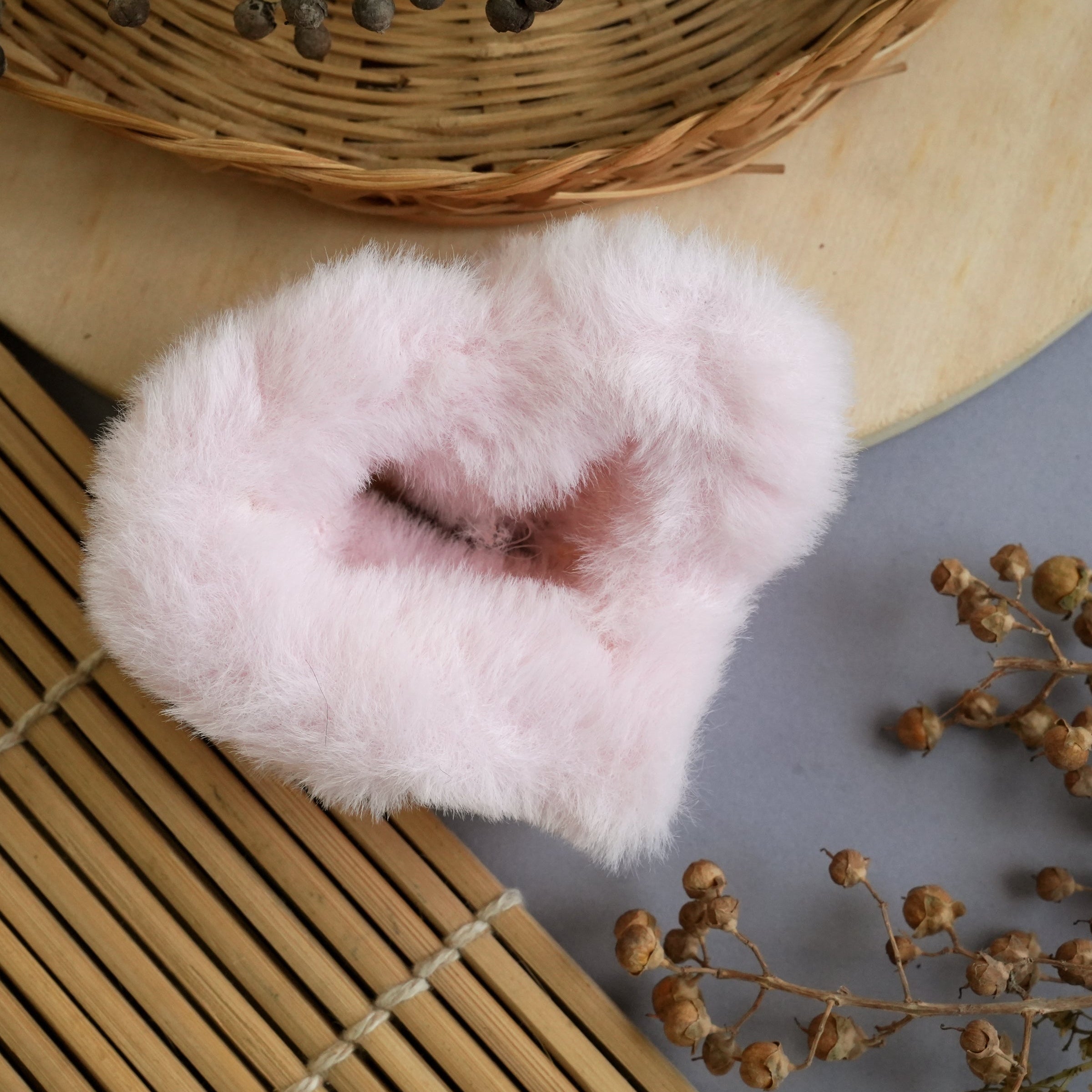 Plush Velvet Hair Claw Clips