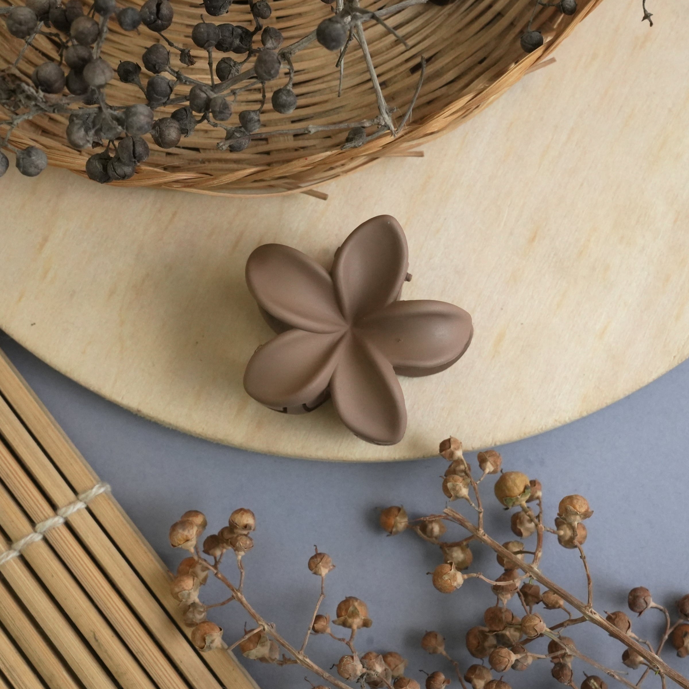 Blossom Matte Flower Hair Claw Clip