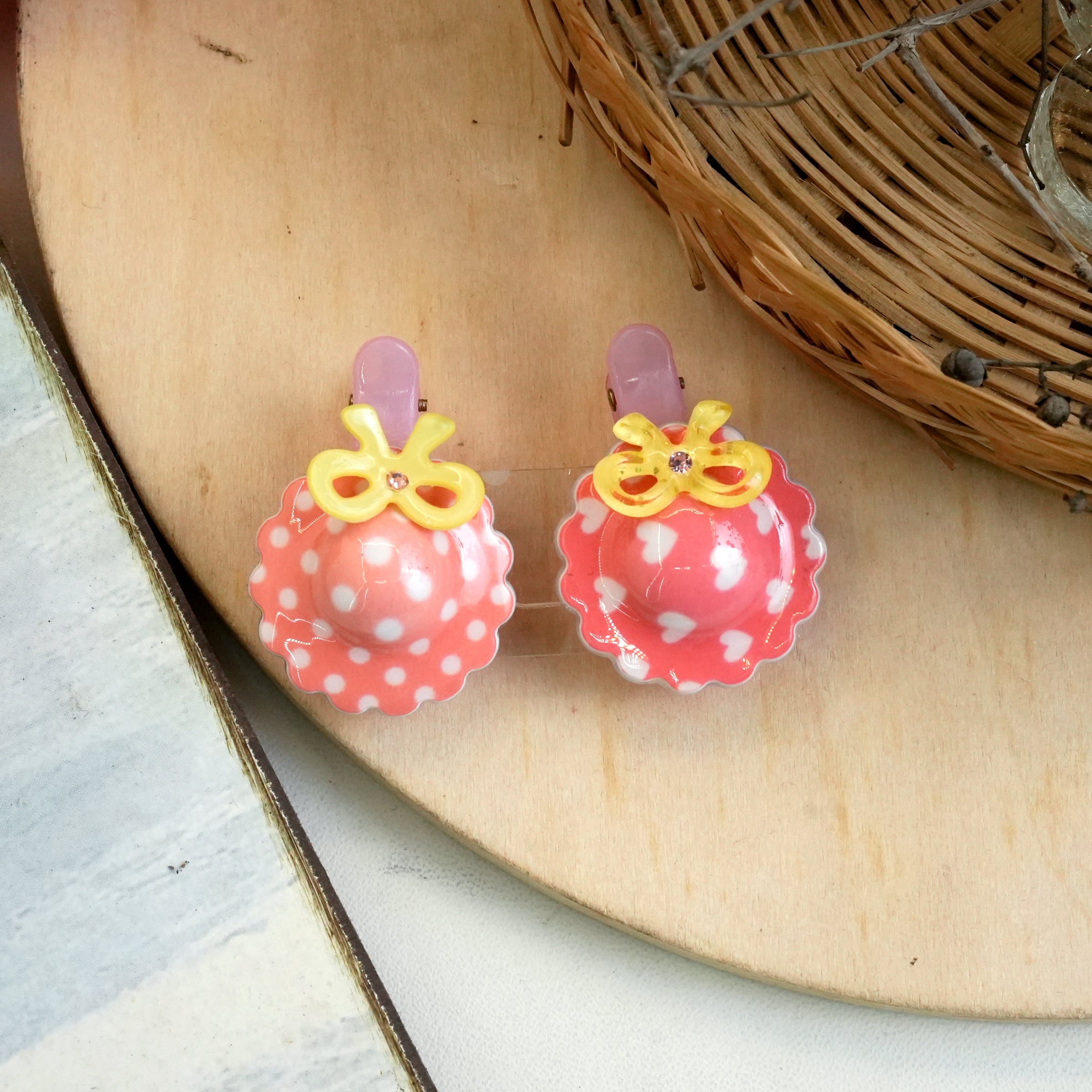 Adorable Bow and Patterned Hair Clips for Kids