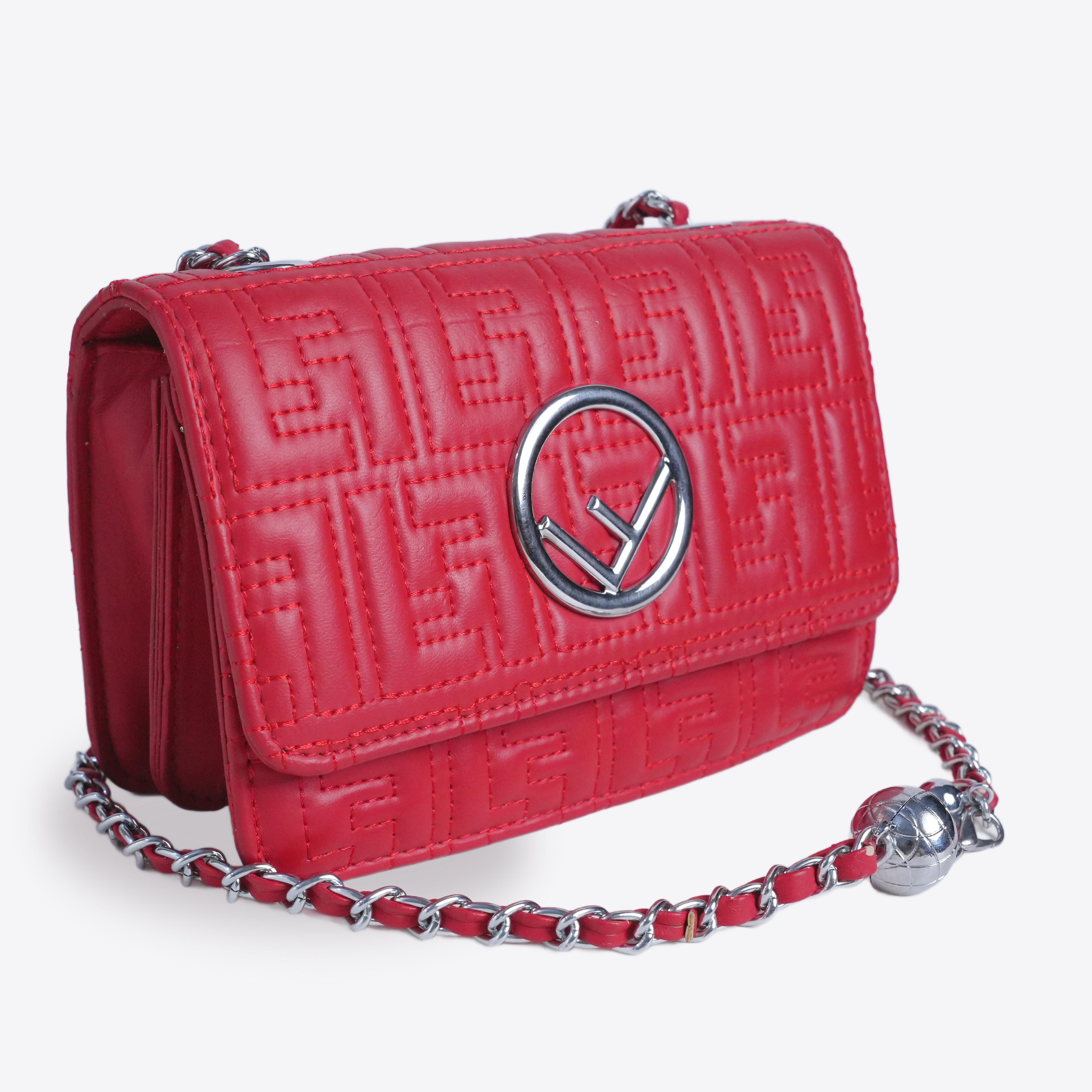 Women Textured Leather Crossbody Bag