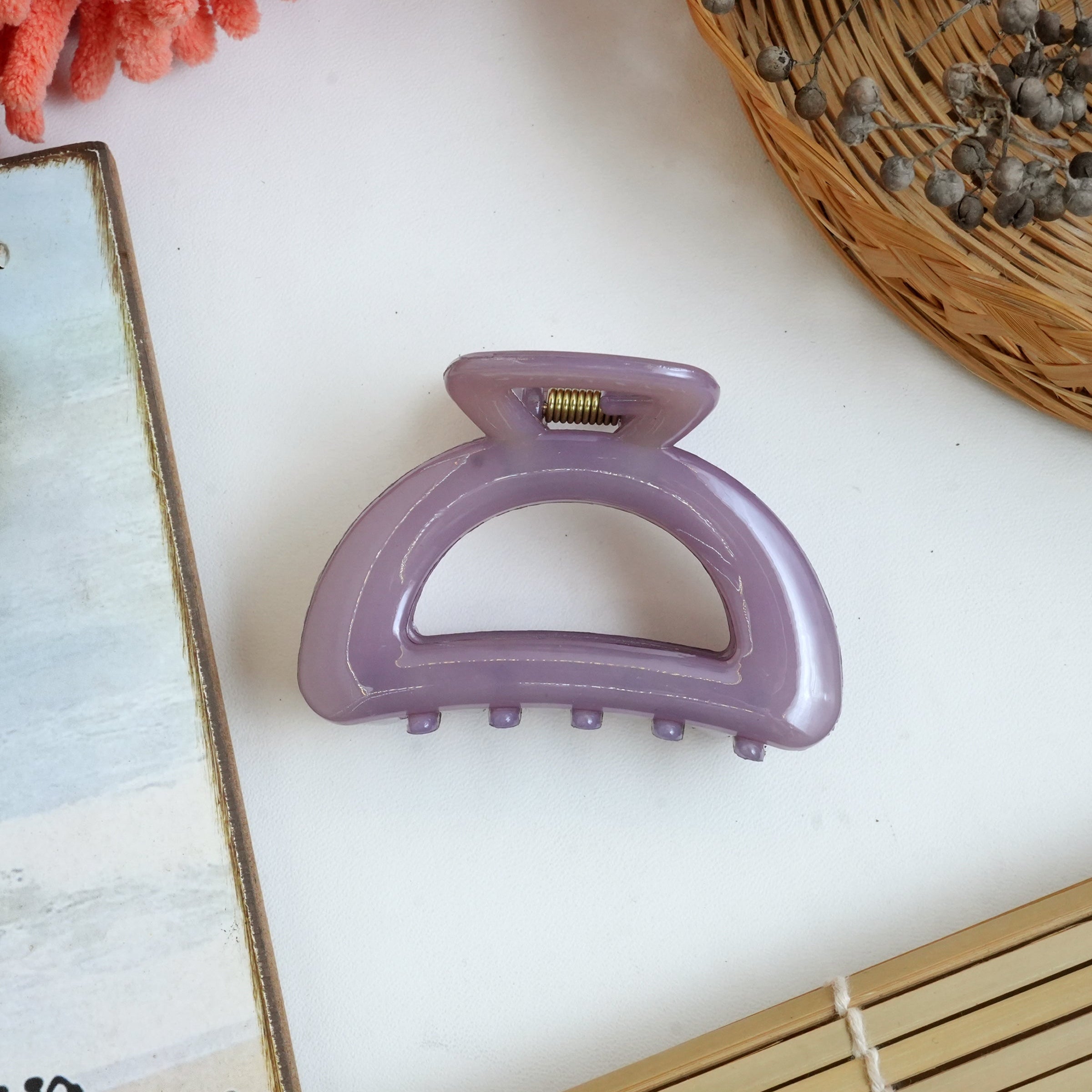 Transparent Pastel Hair Clips - Chic and Functional