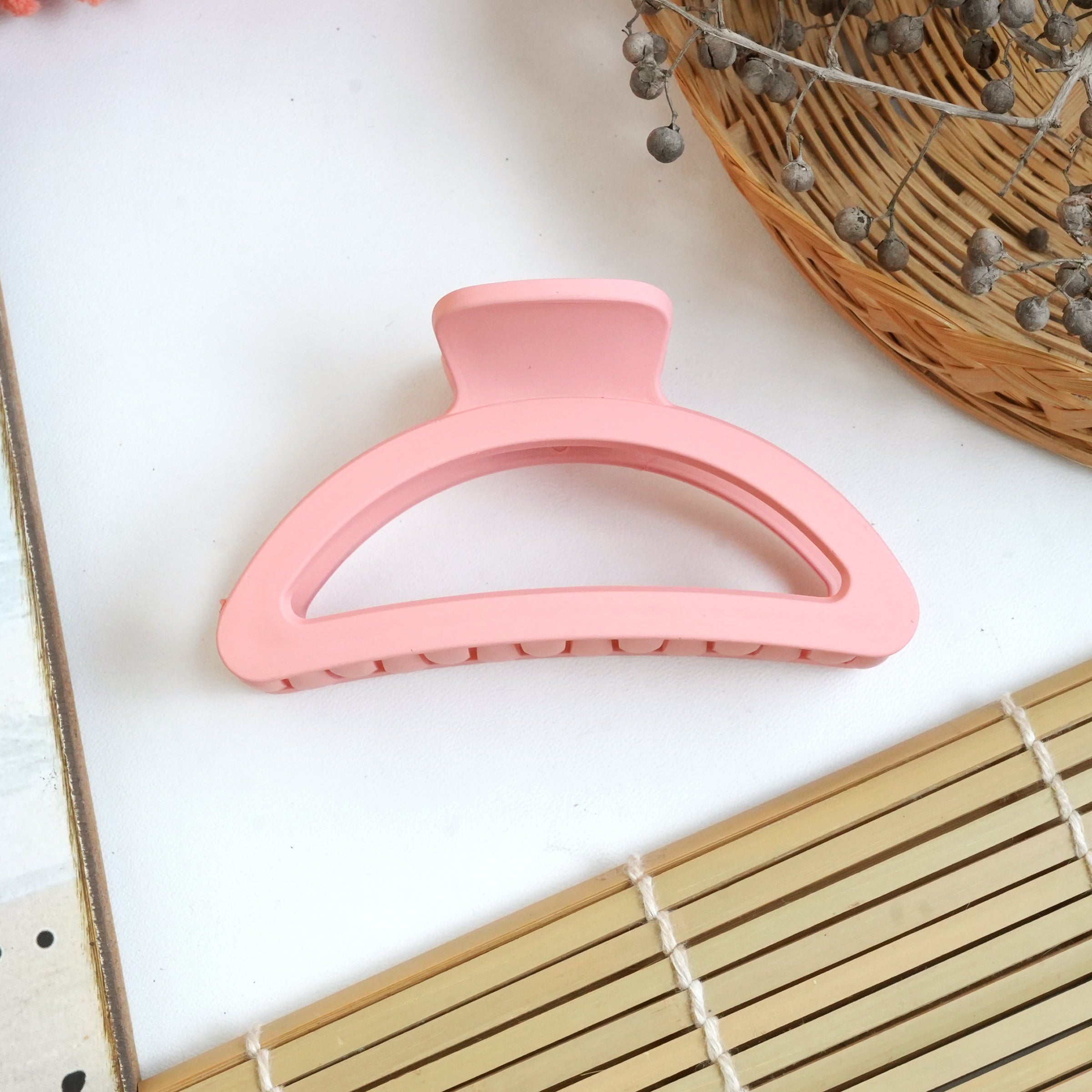 Multicolor Matte Hair Claw Clips