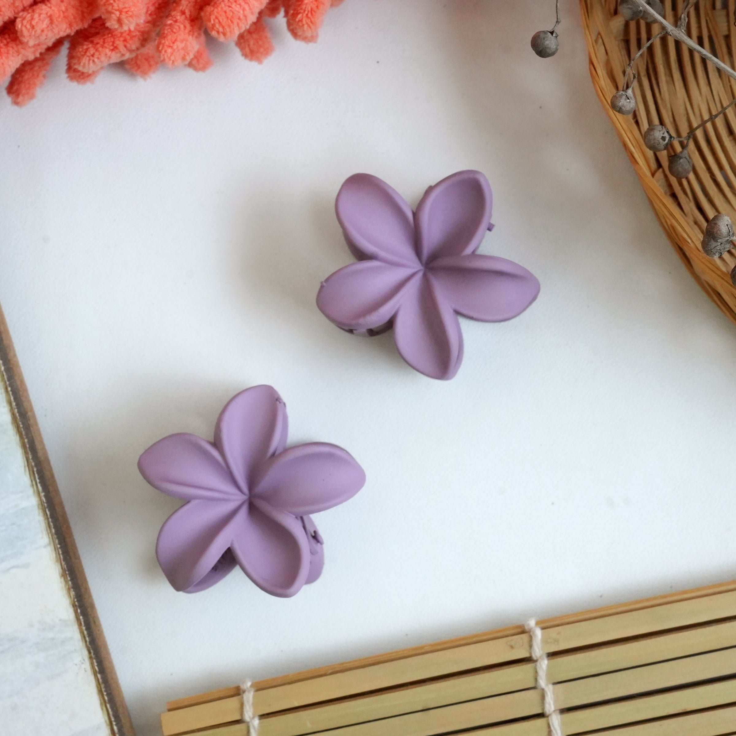 Floral Hair Catchers pair