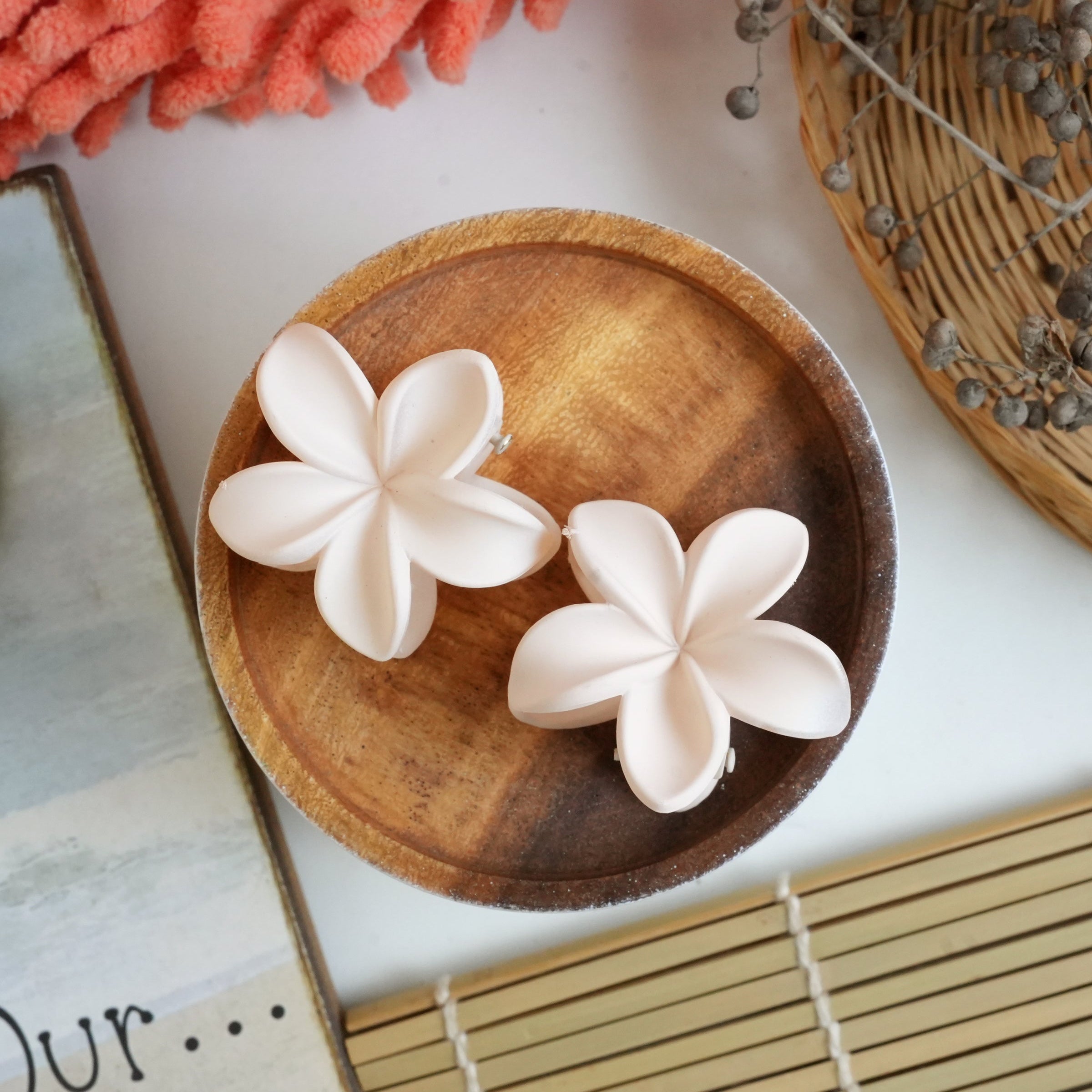 Floral Hair Catchers pair