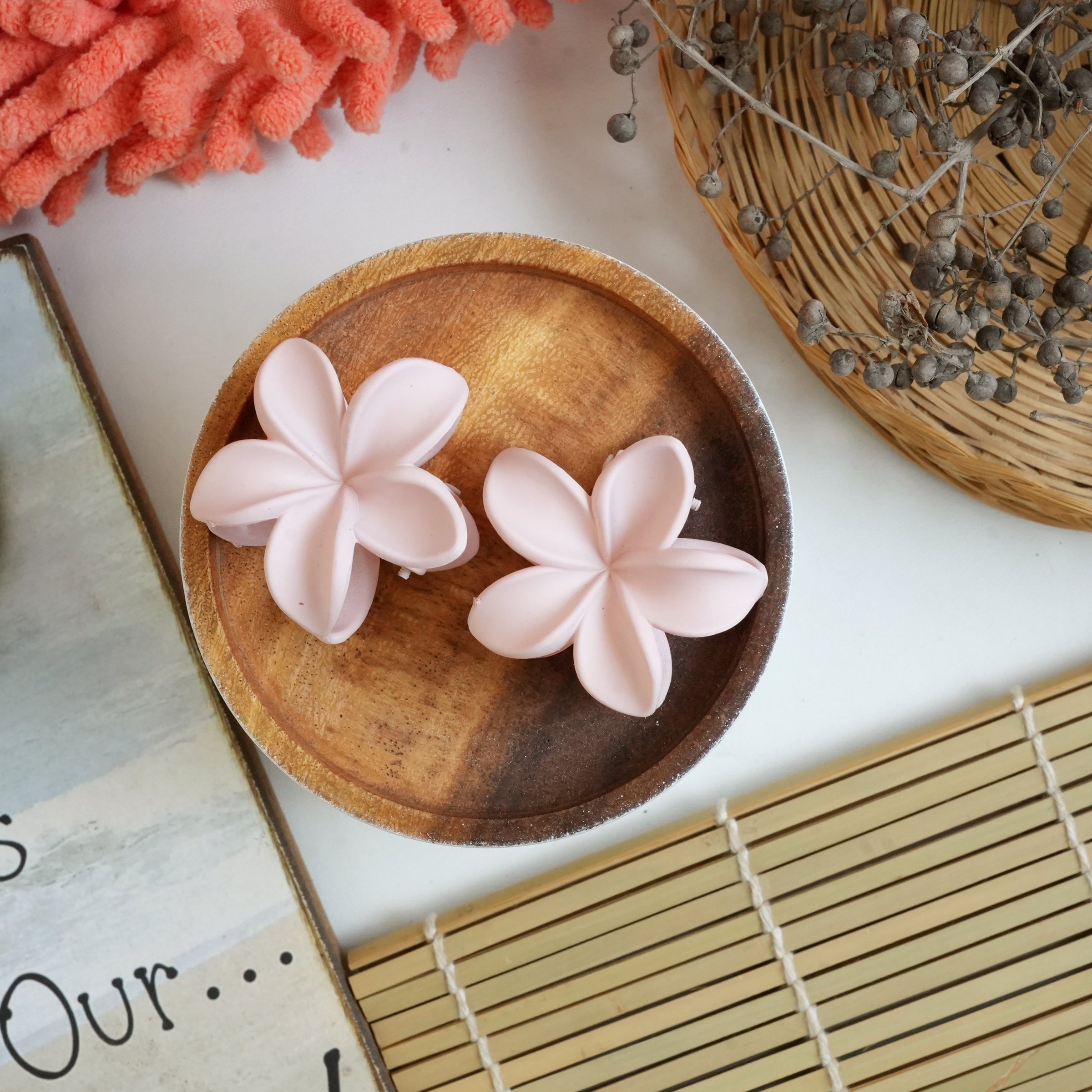 Floral Hair Catchers pair