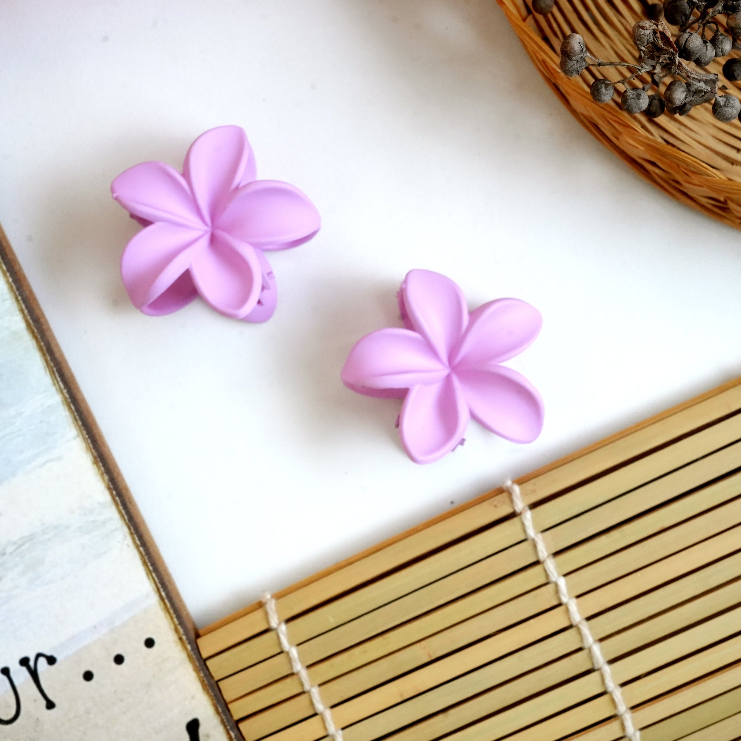 Floral Hair Catchers pair
