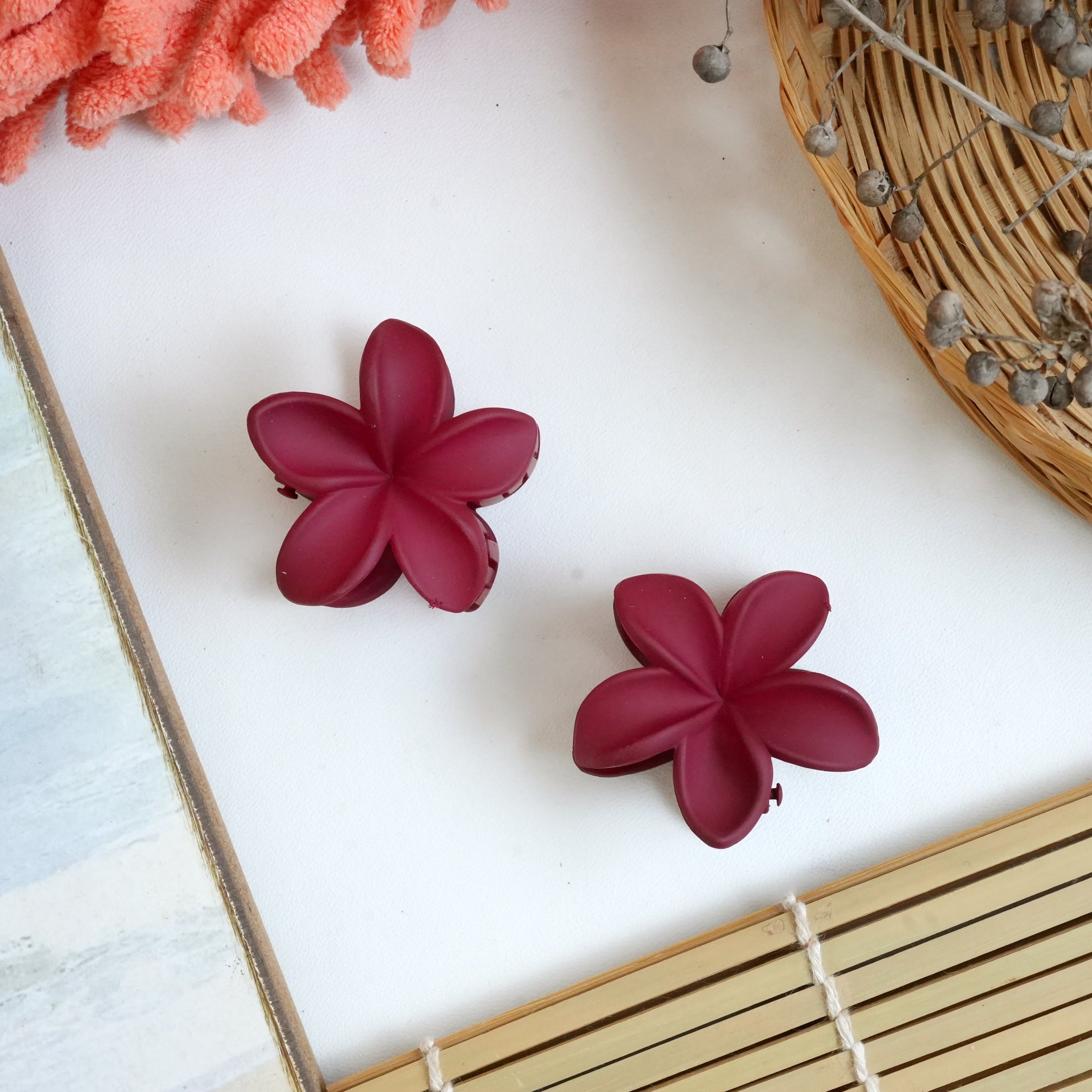 Floral Hair Catchers pair