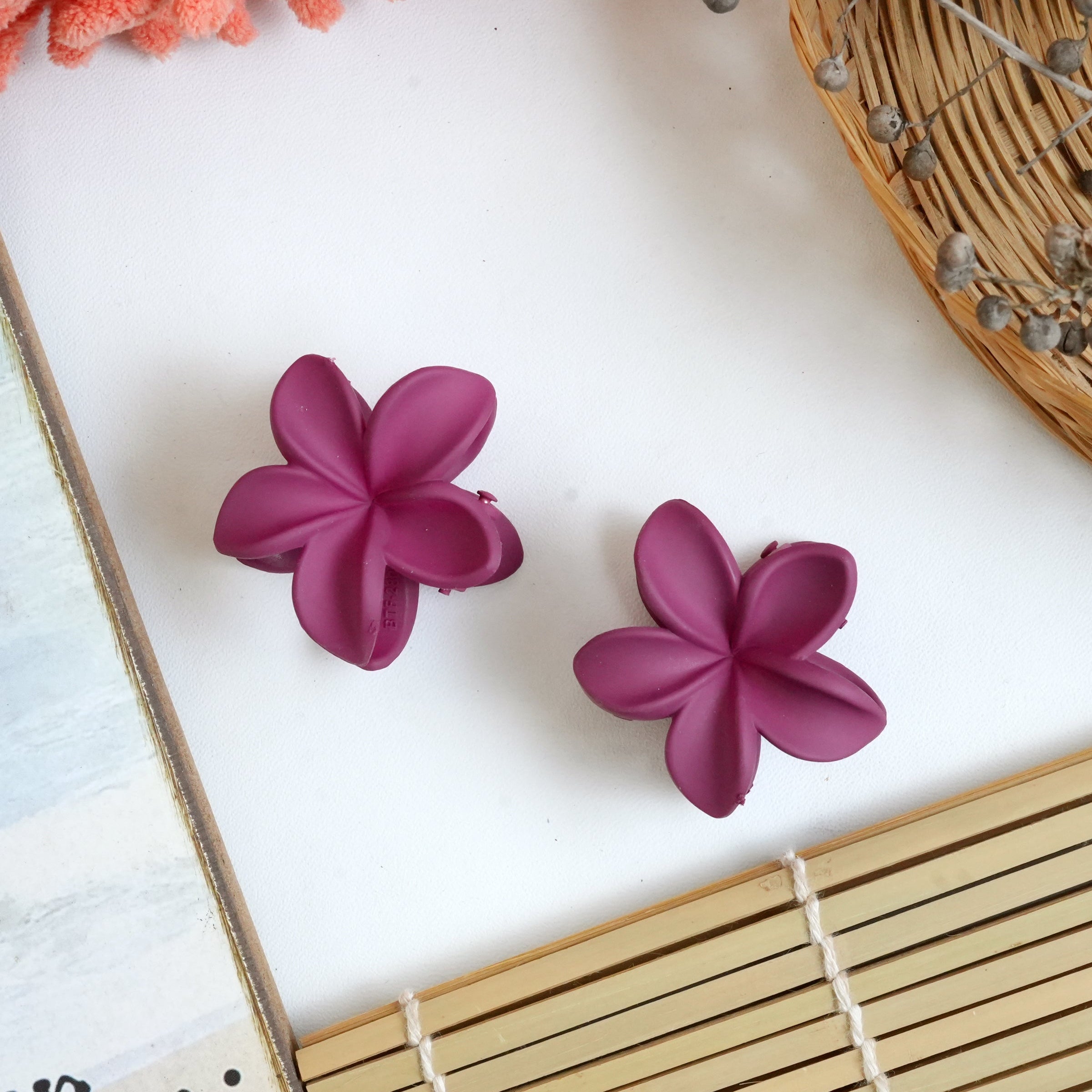 Floral Hair Catchers pair