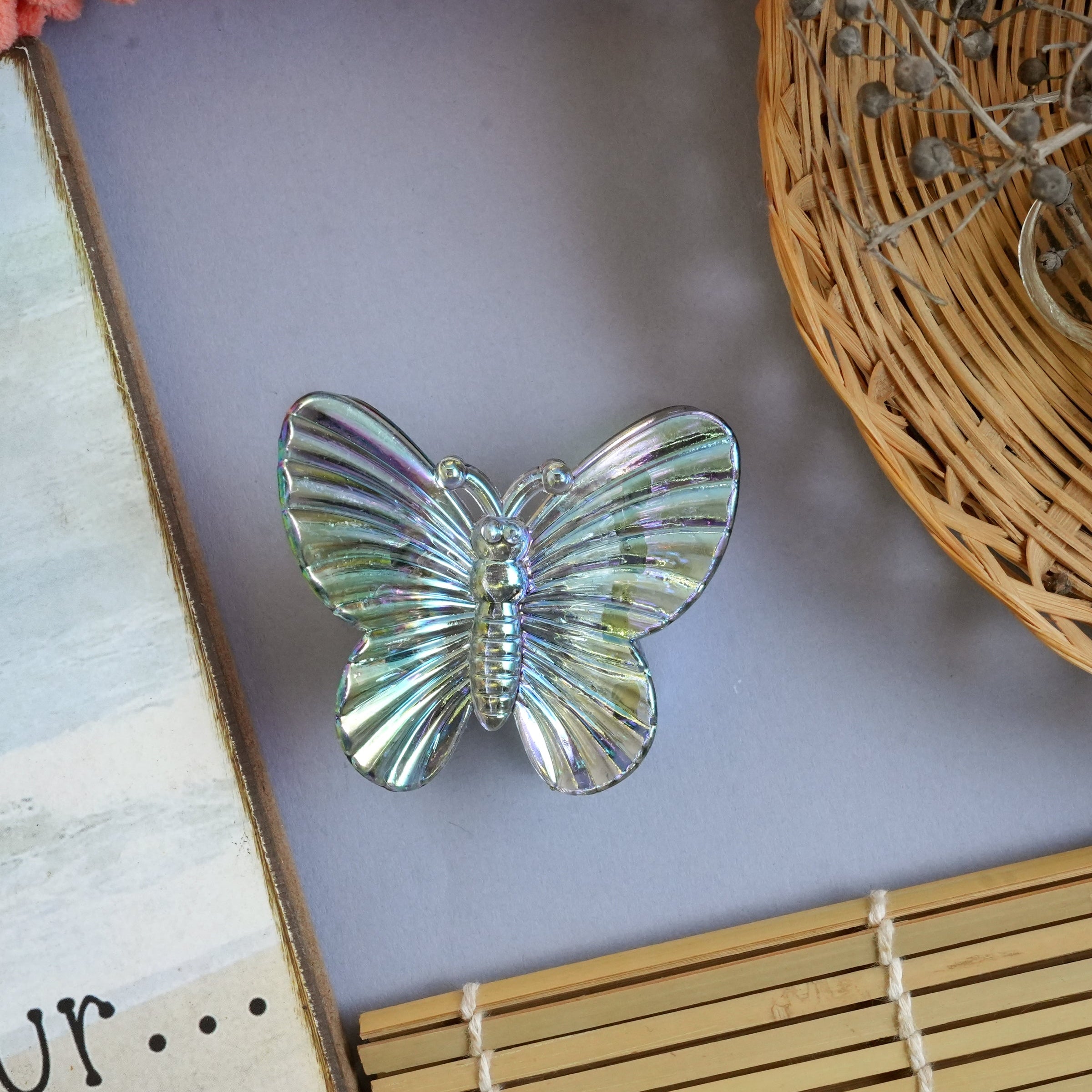 Translucent Elegant Butterfly Claw Clips