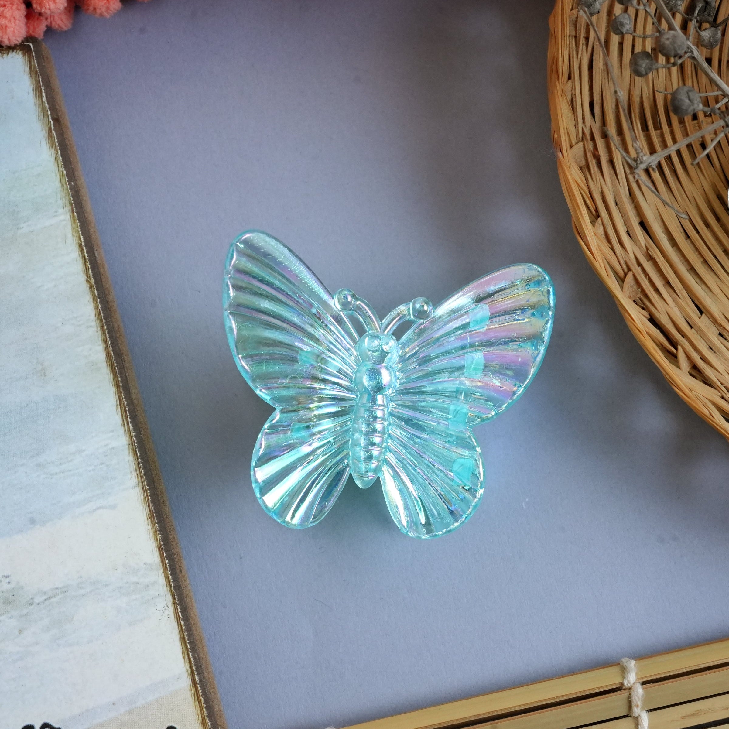 Translucent Elegant Butterfly Claw Clips