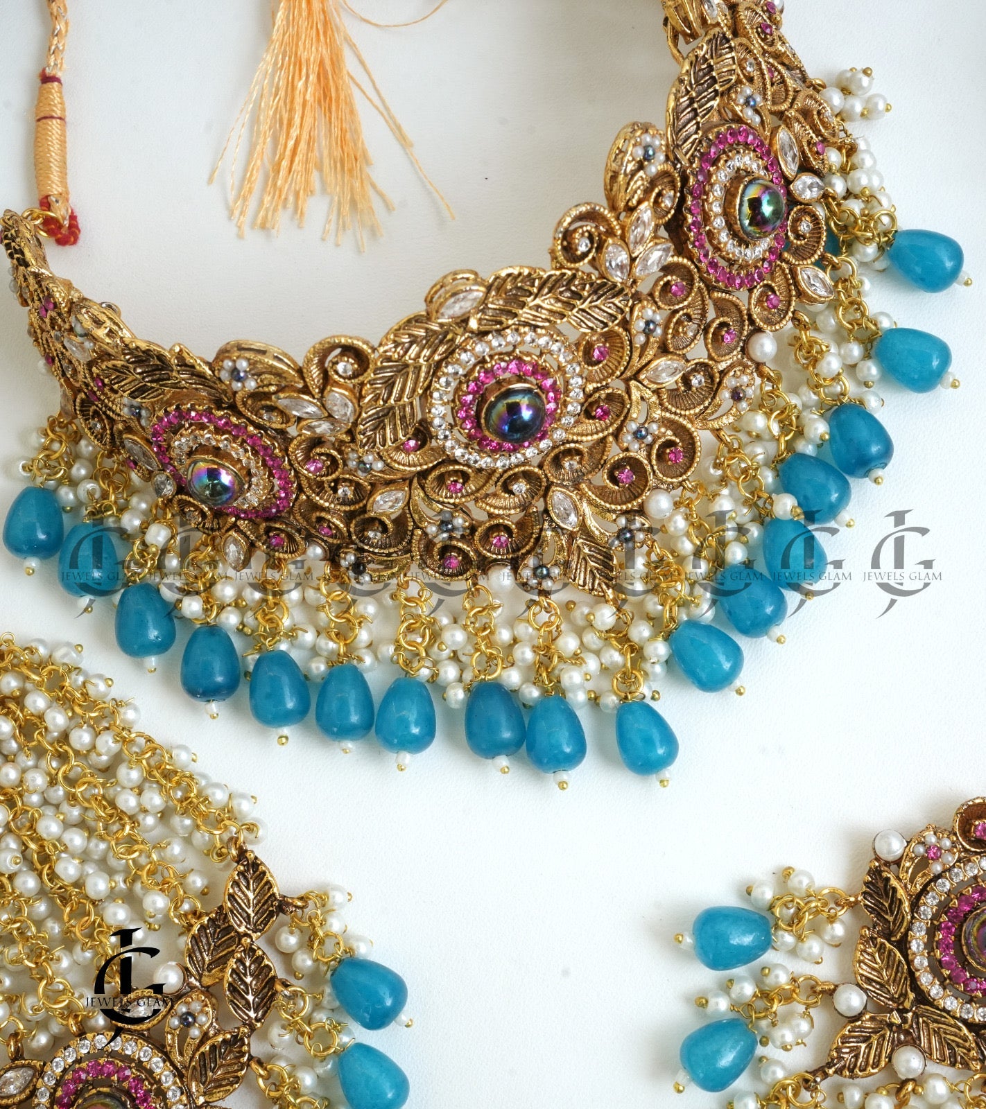 Blue Elegance Bridal Jewelry Set