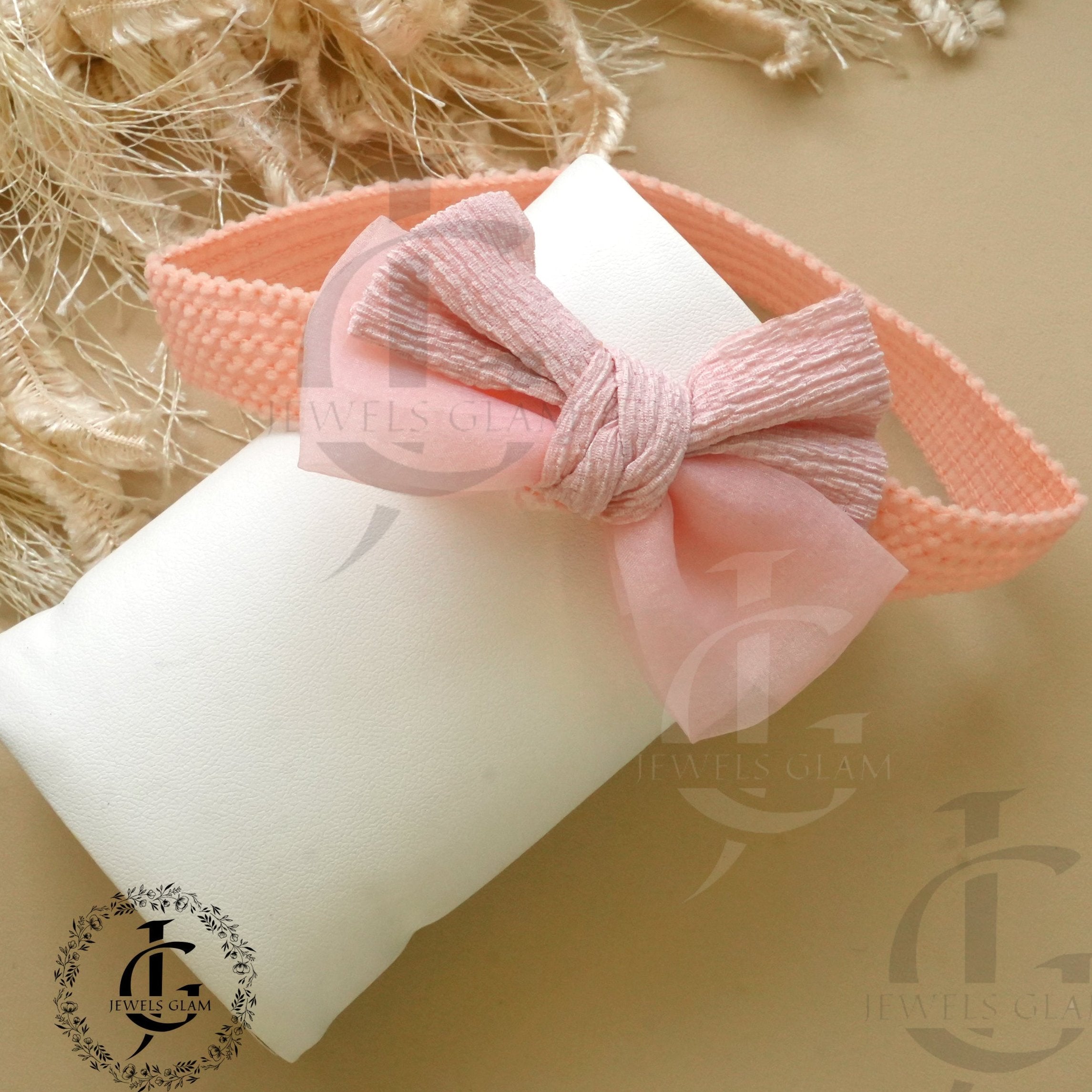 Pastel Bow Stretchable Headbands