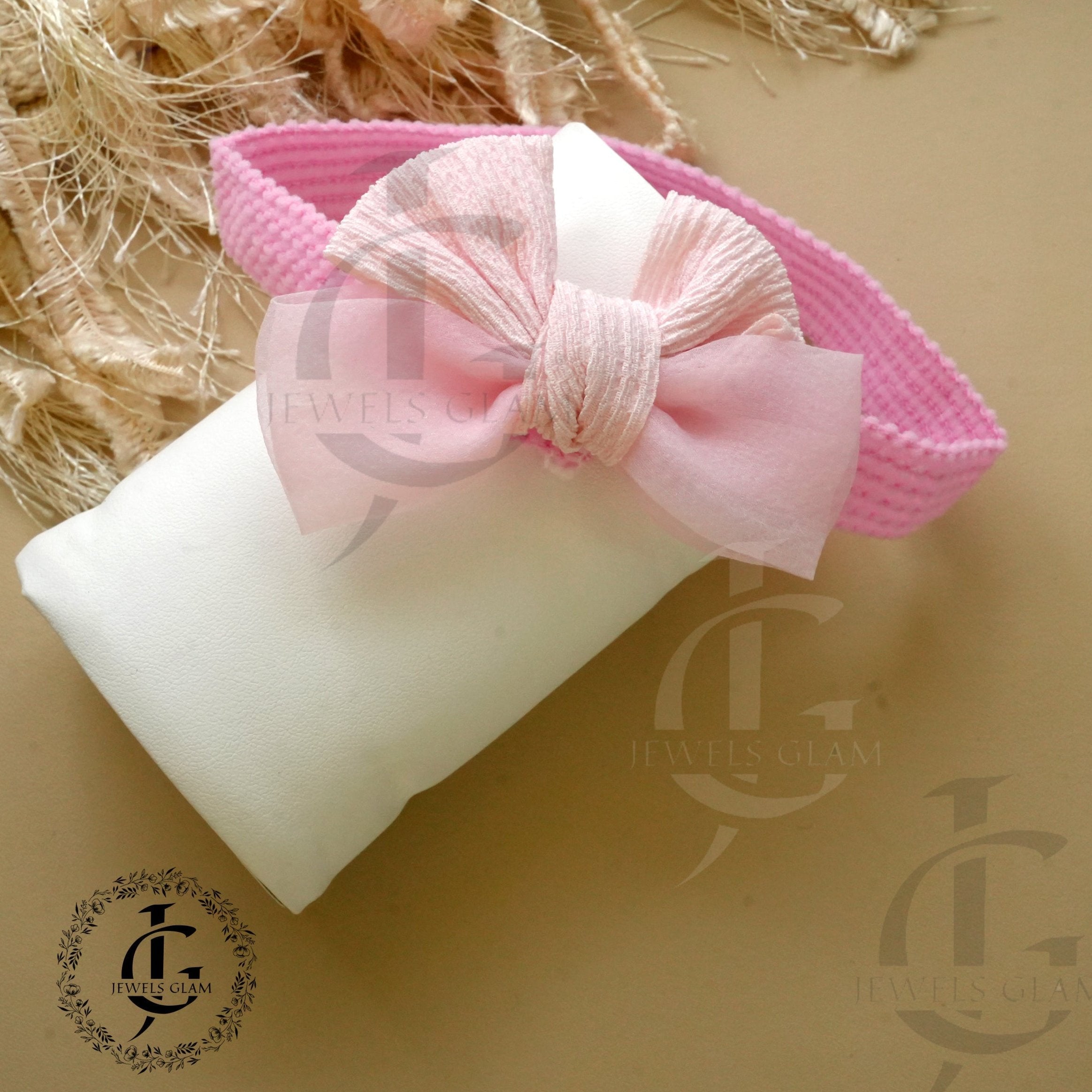 Pastel Bow Stretchable Headbands