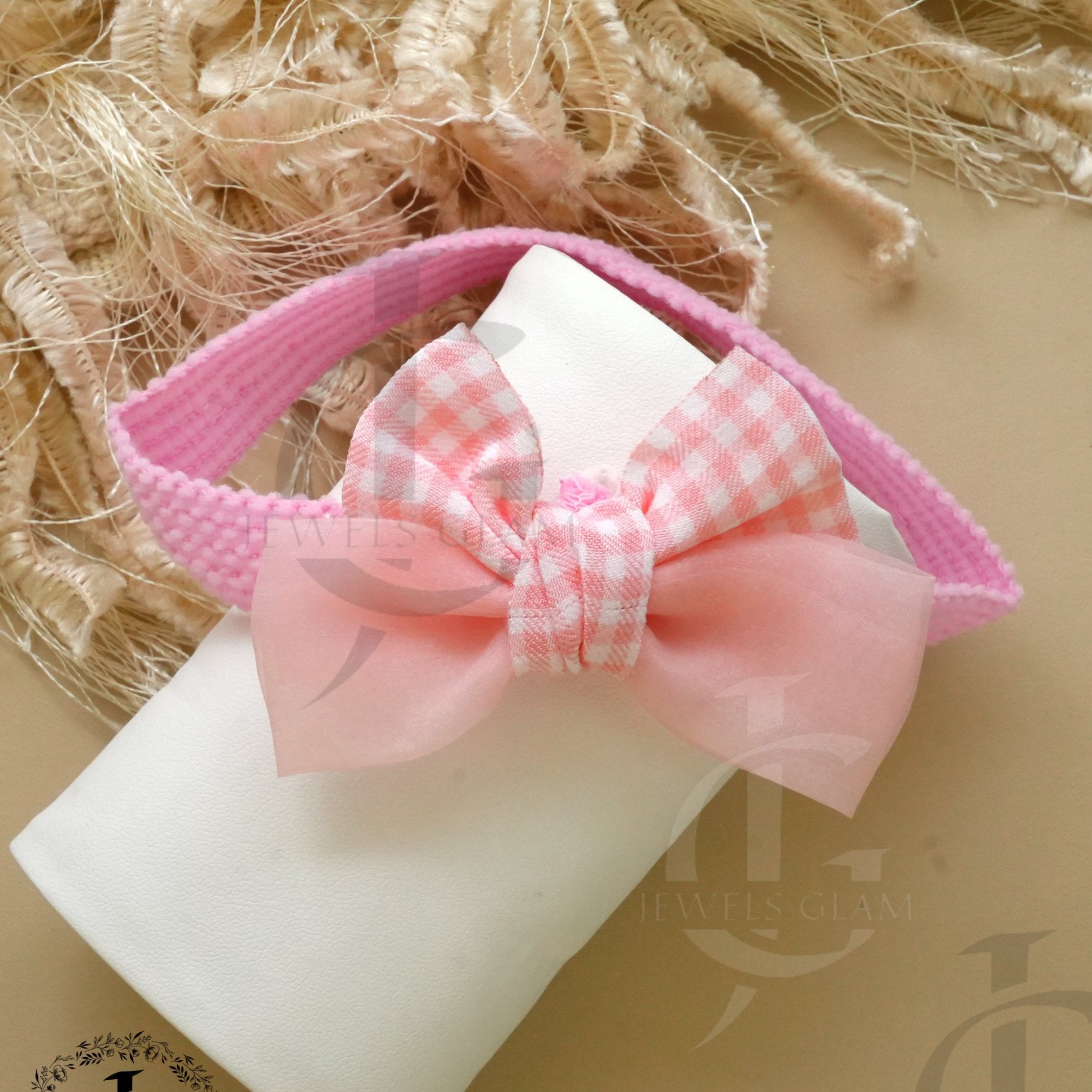 Gingham & Pastel Bow Stretchable Headbands