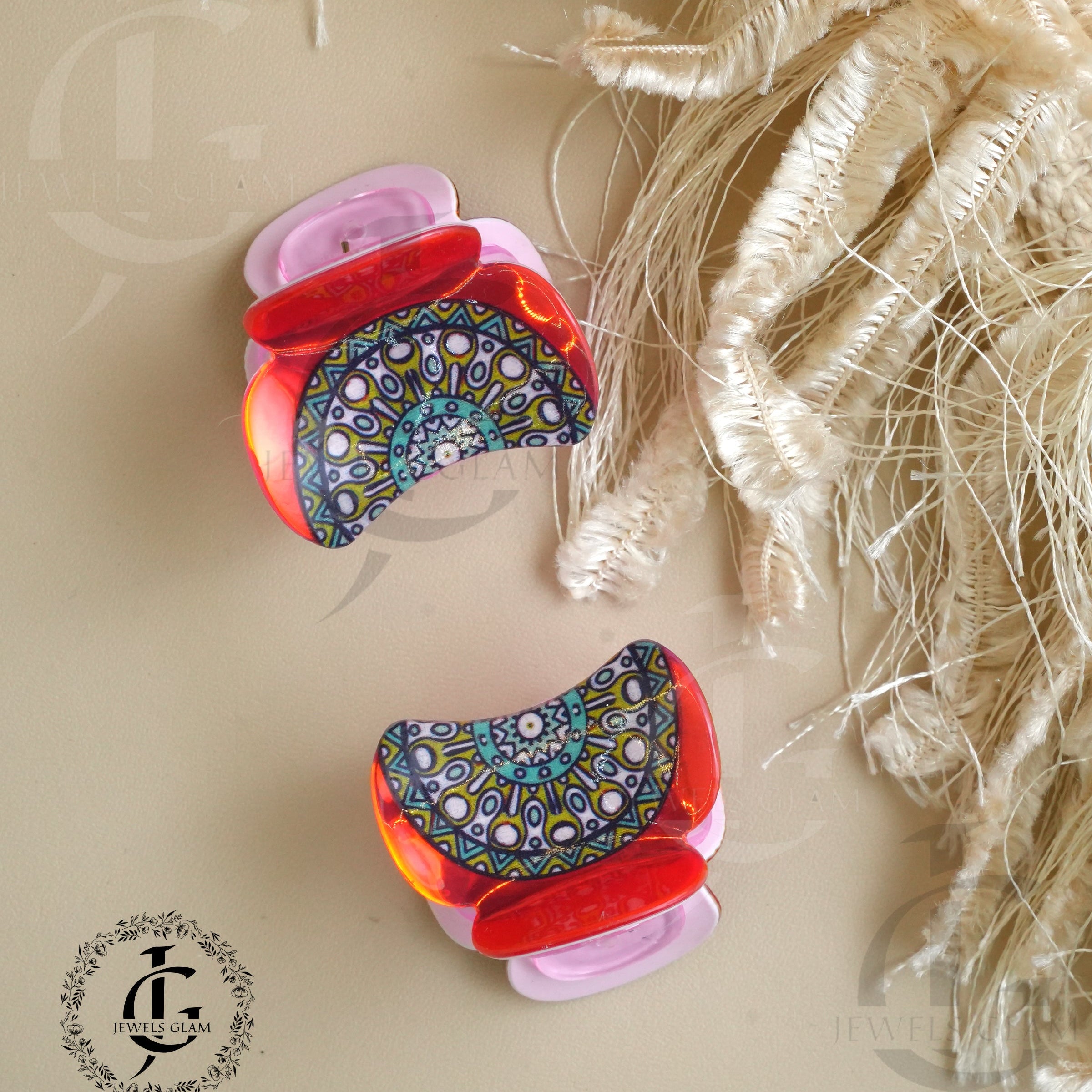 Boho Chic Printed Hair Catcher 1 pc