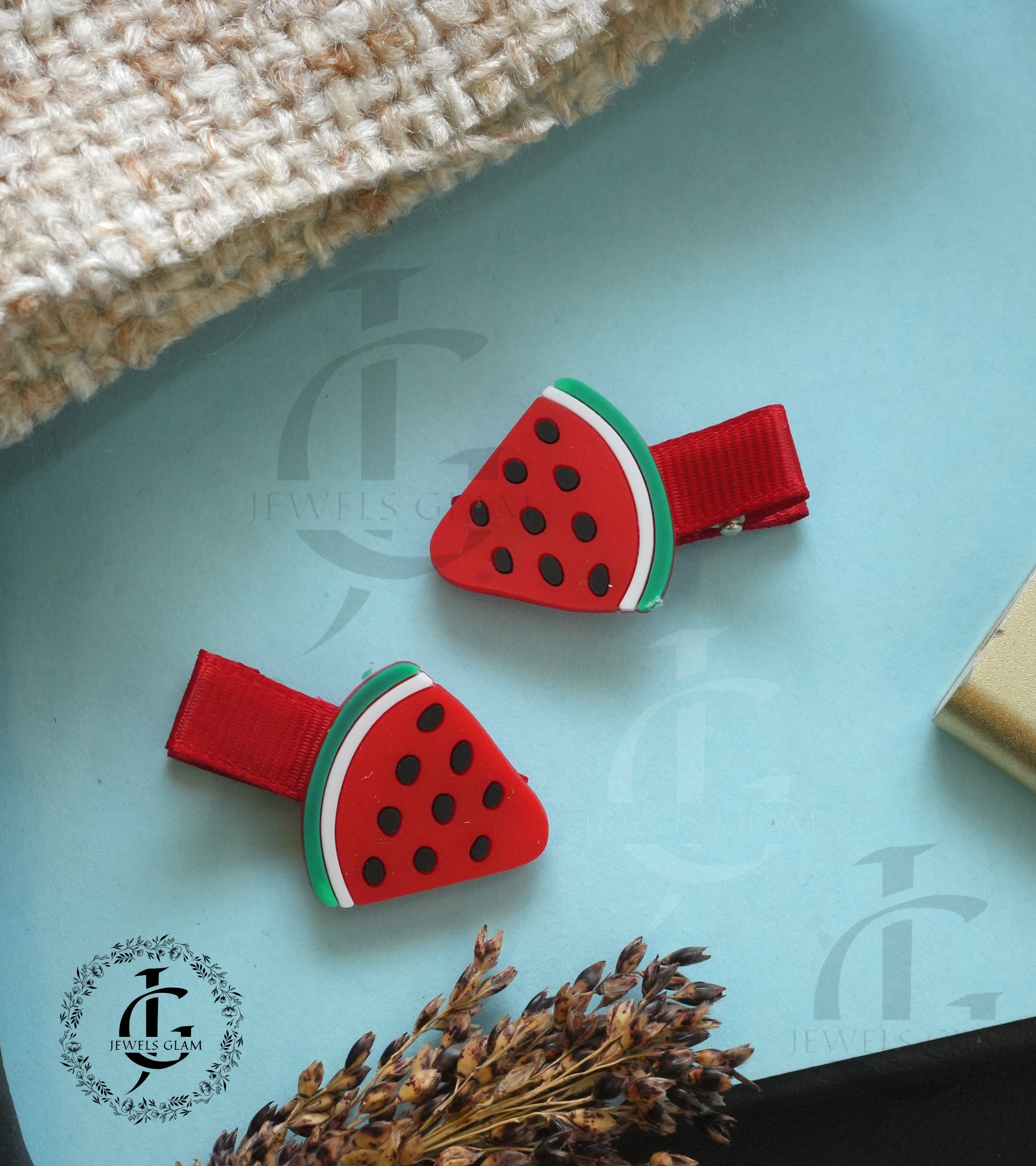 Playful Silicone Hair Pins (Pair)