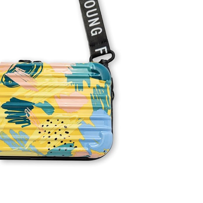 Crossbody Sling Box For Women's And Girls with Detachable Shoulder Strap