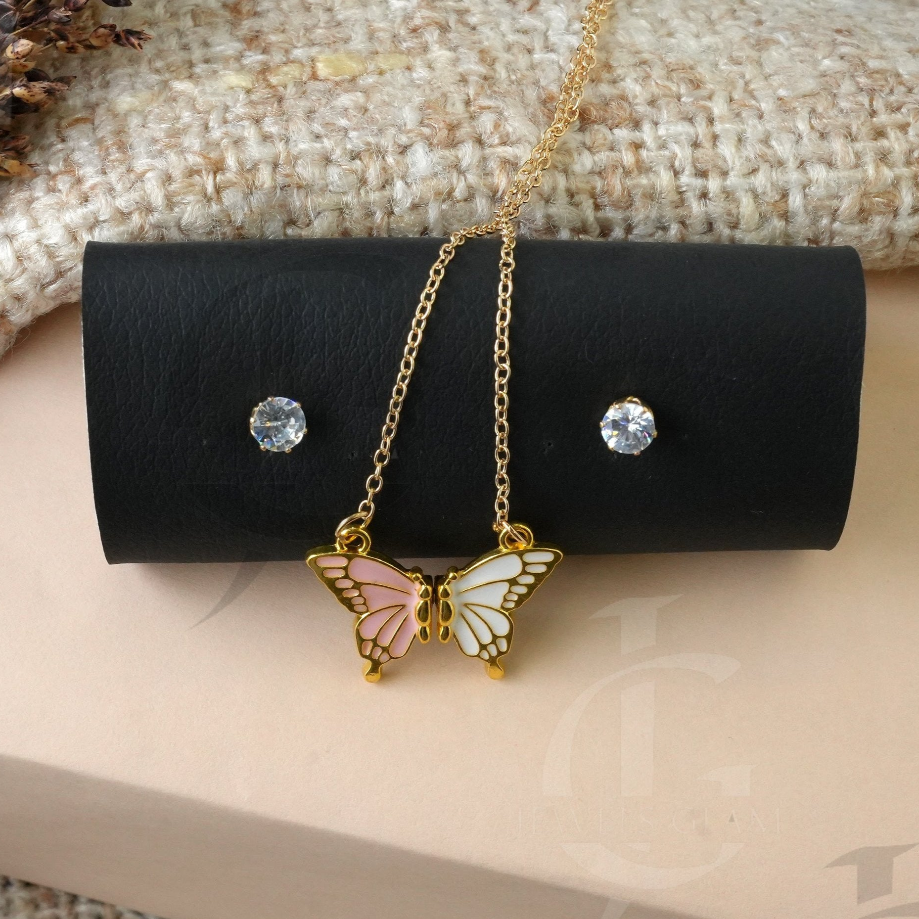 Pastel Butterfly Bliss Jewelry Set