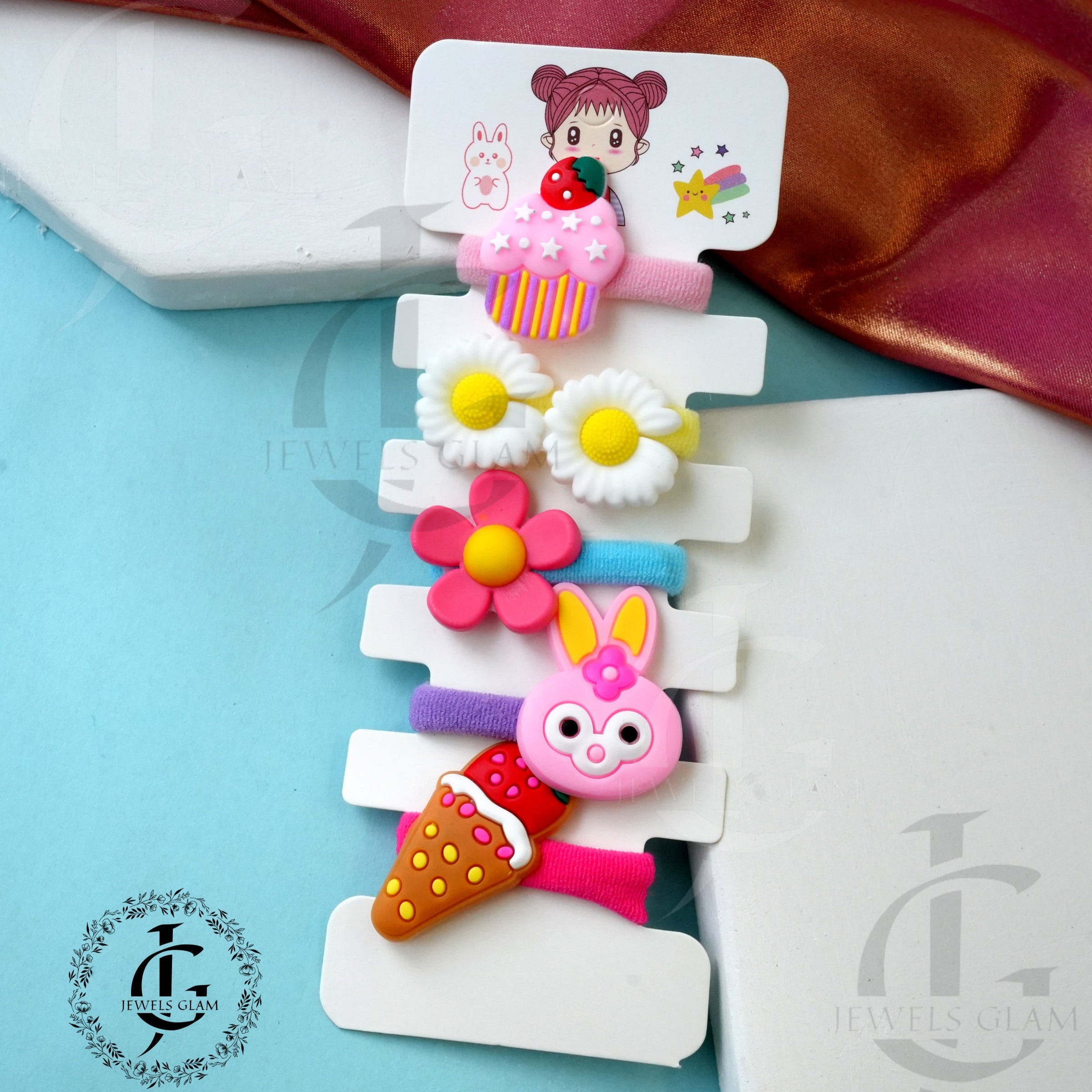 Sweet Delight Kids' Hair Ties Set