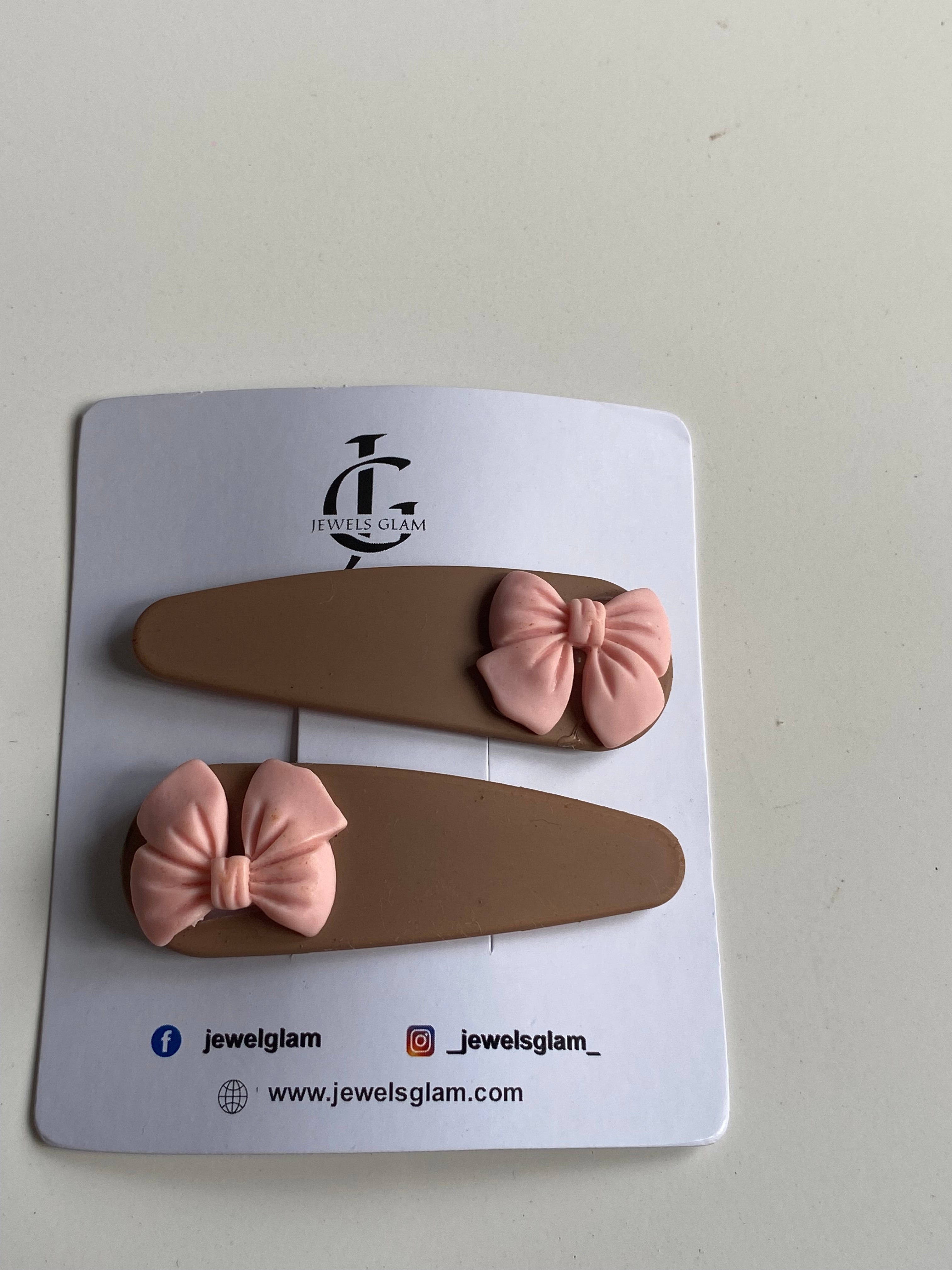 Adorable Character Hair Snap Pins (Pair)