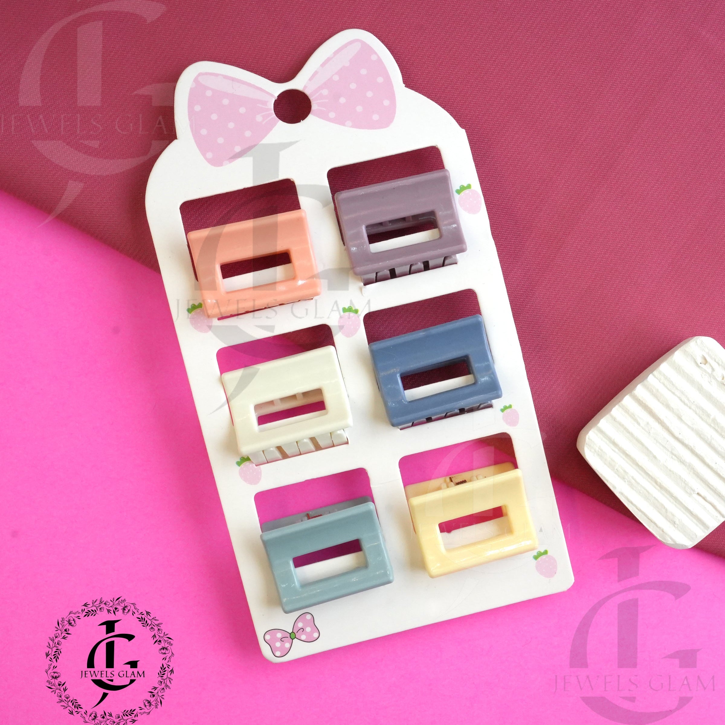 Minimalist Rectangular Hair Catchers Set