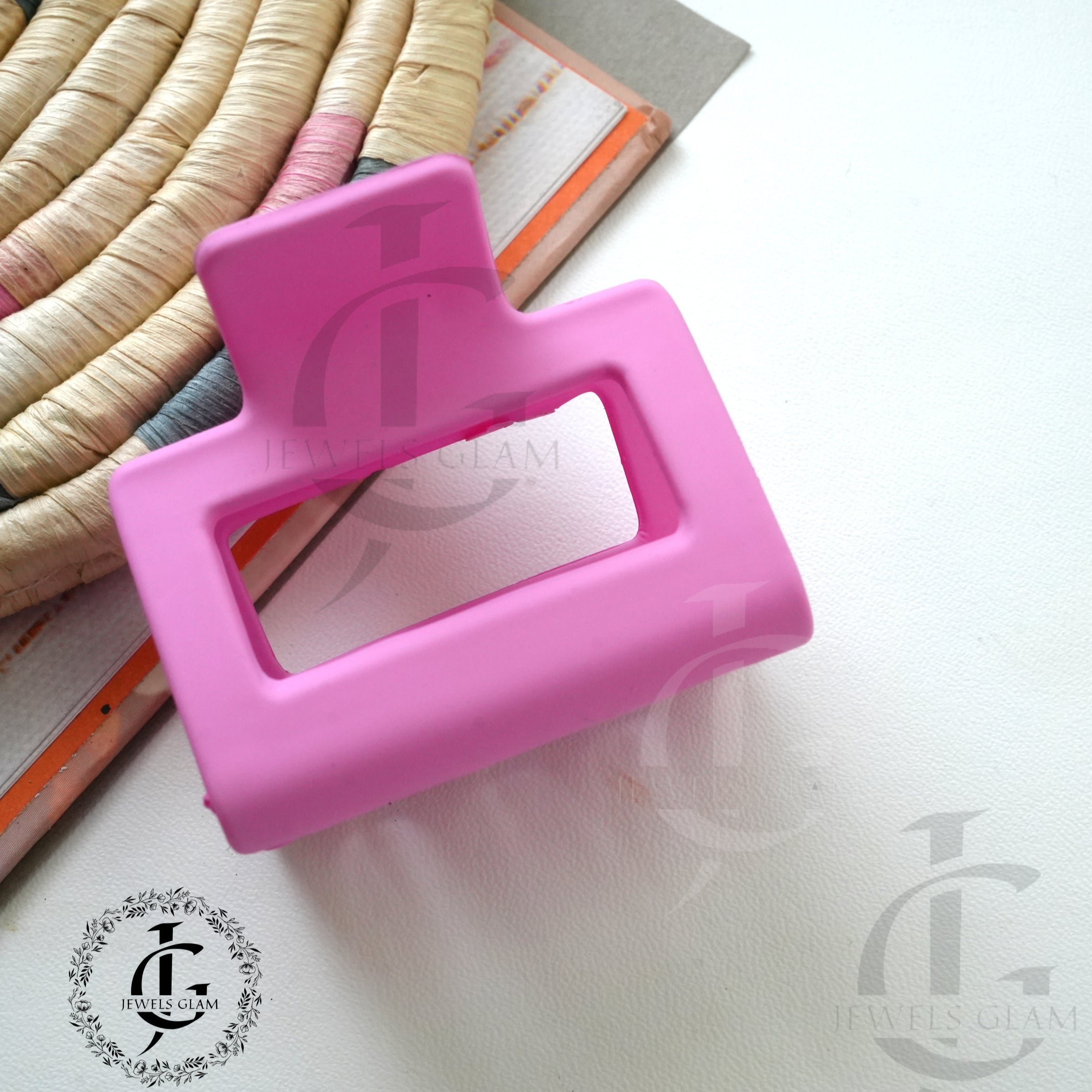 Vibrant Block Design Hair Catchers - Modern Style and Strong Grip