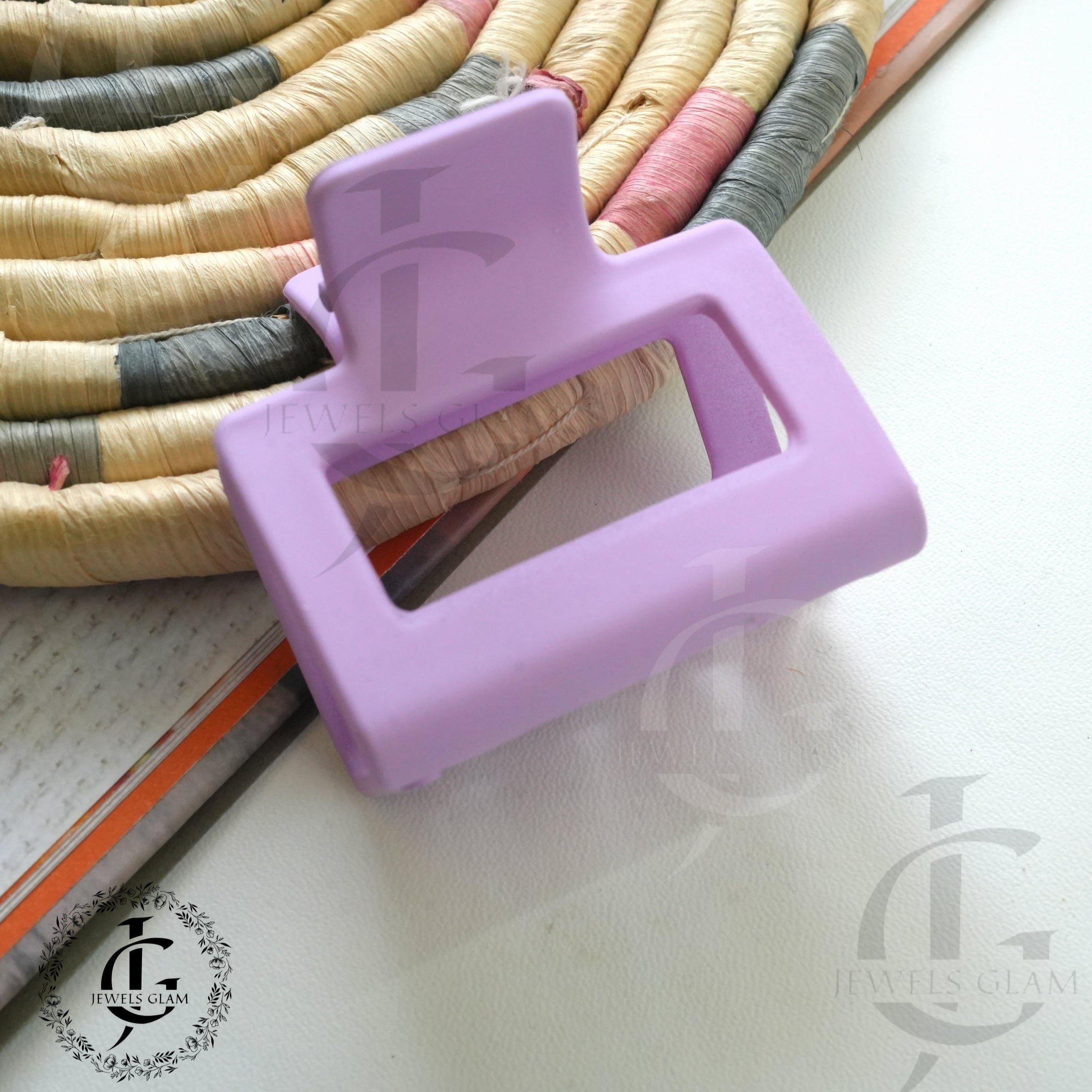 Vibrant Block Design Hair Catchers - Modern Style and Strong Grip