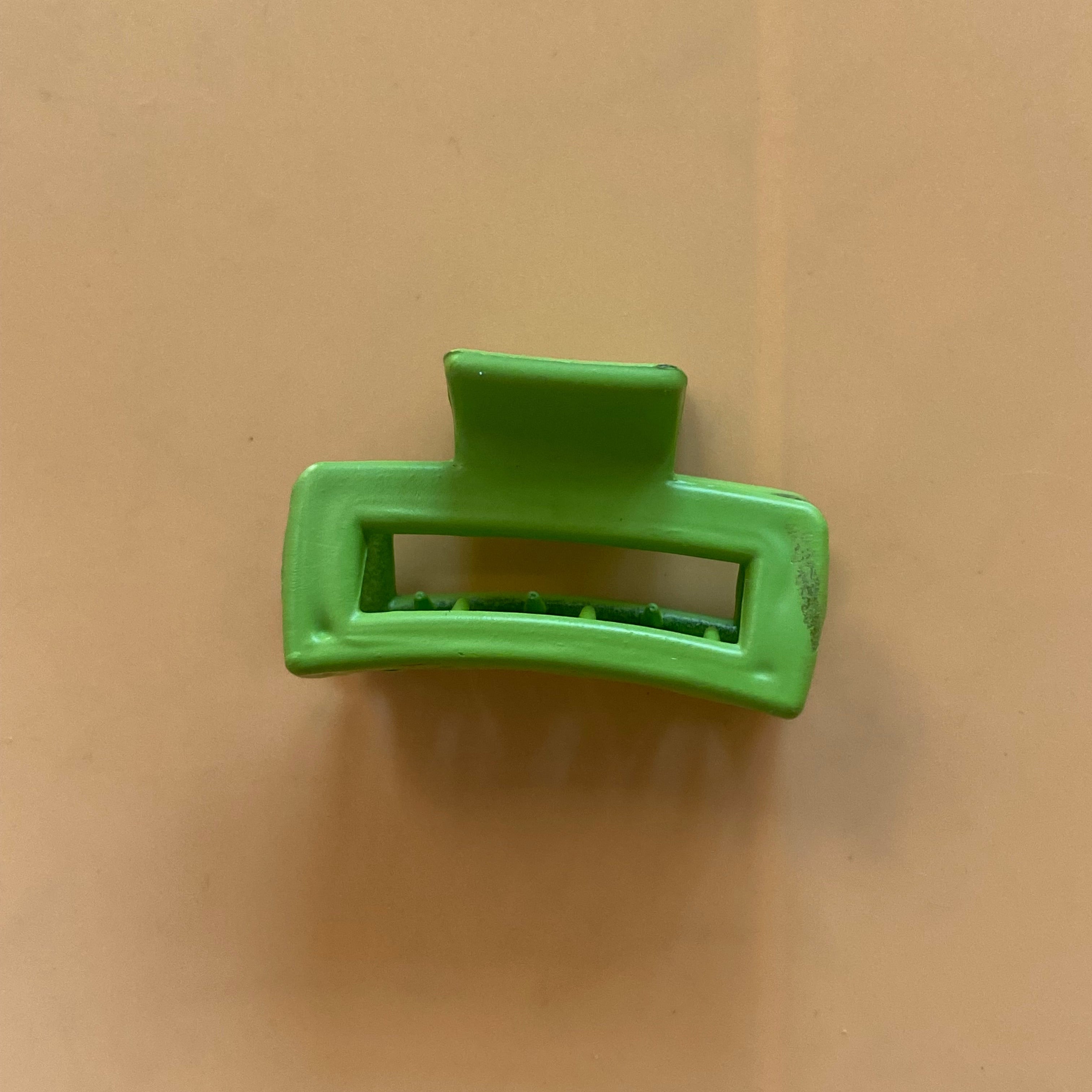 Compact Blue Hair Claw Clip (small)