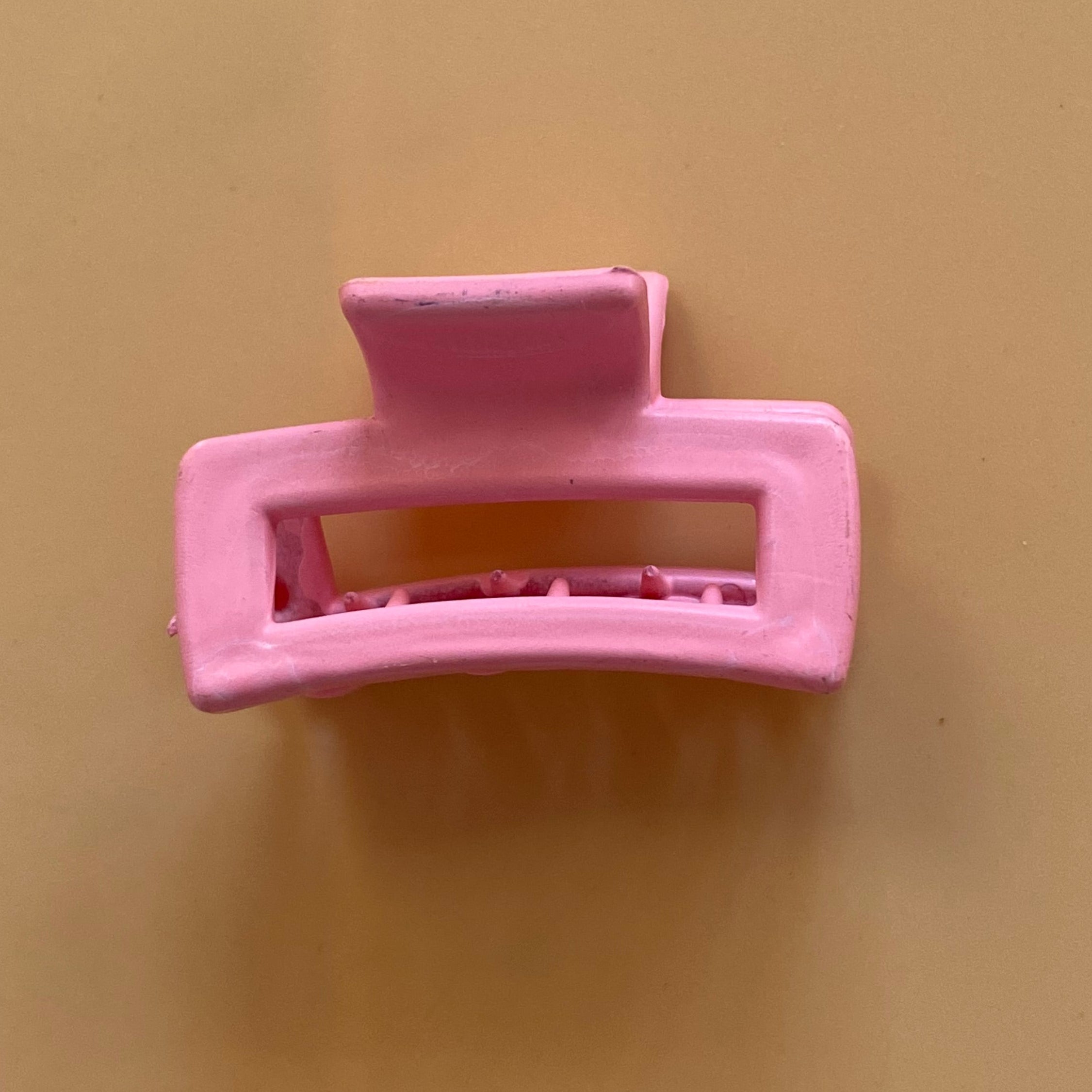 Compact Blue Hair Claw Clip (small)