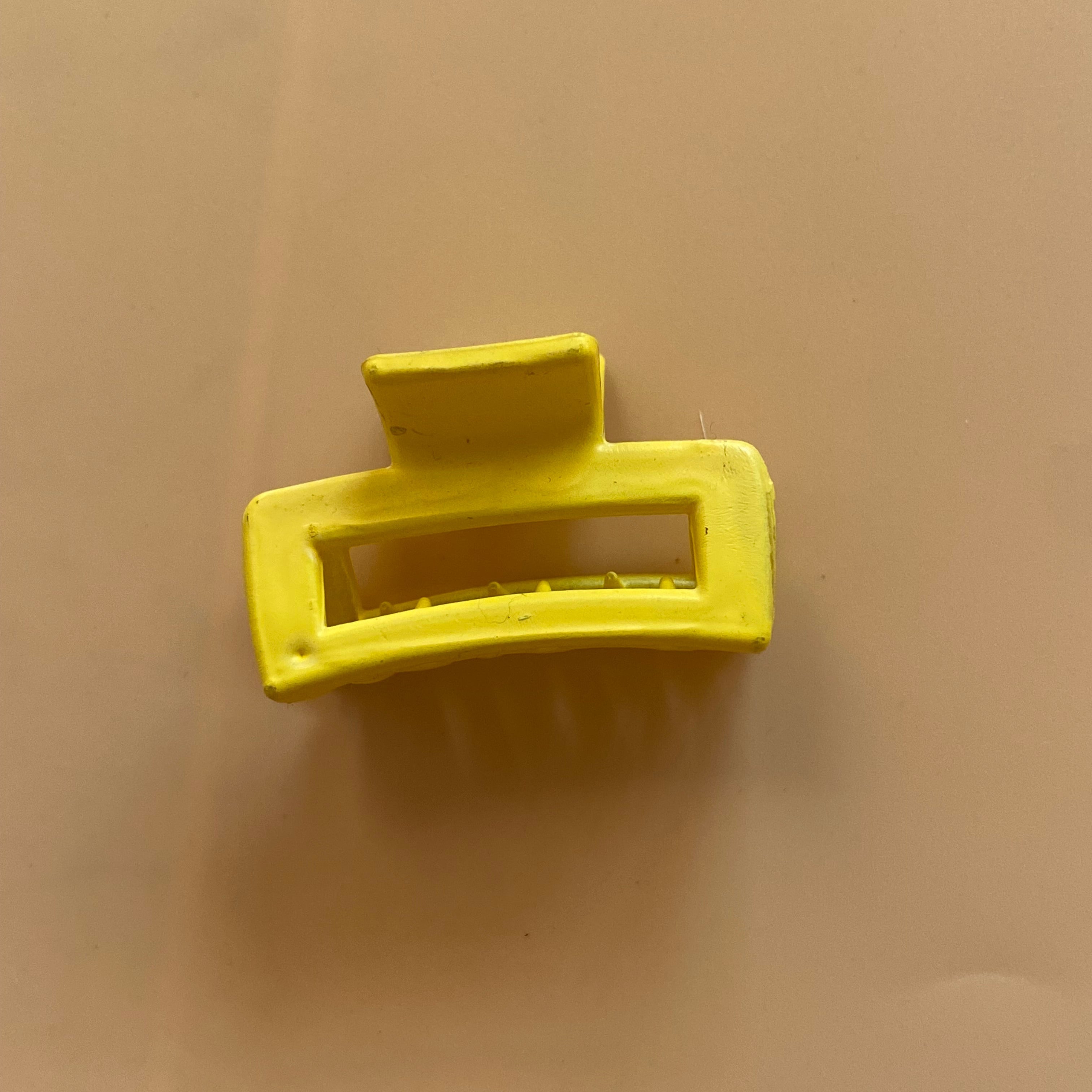 Compact Blue Hair Claw Clip (small)