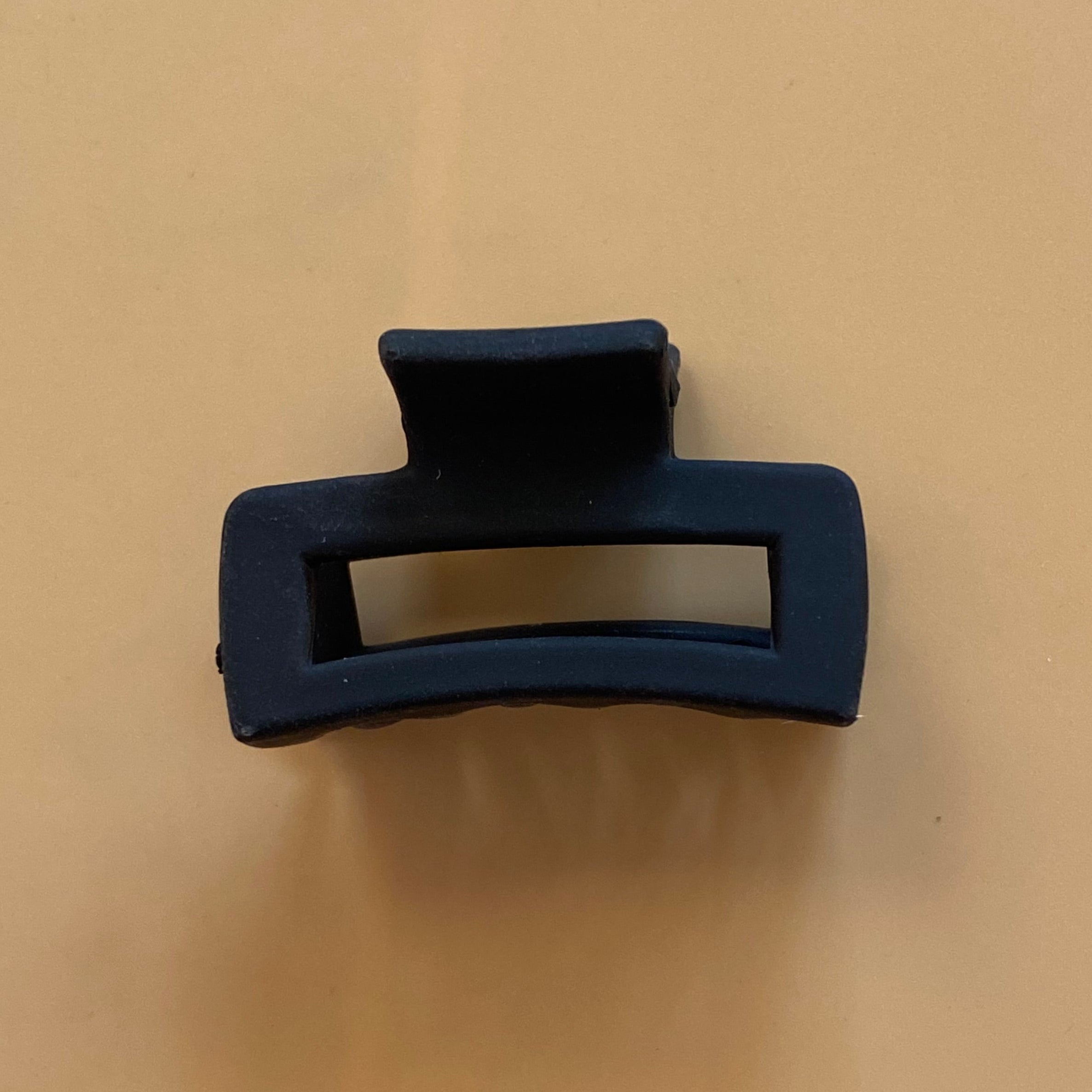 Compact Blue Hair Claw Clip (small)